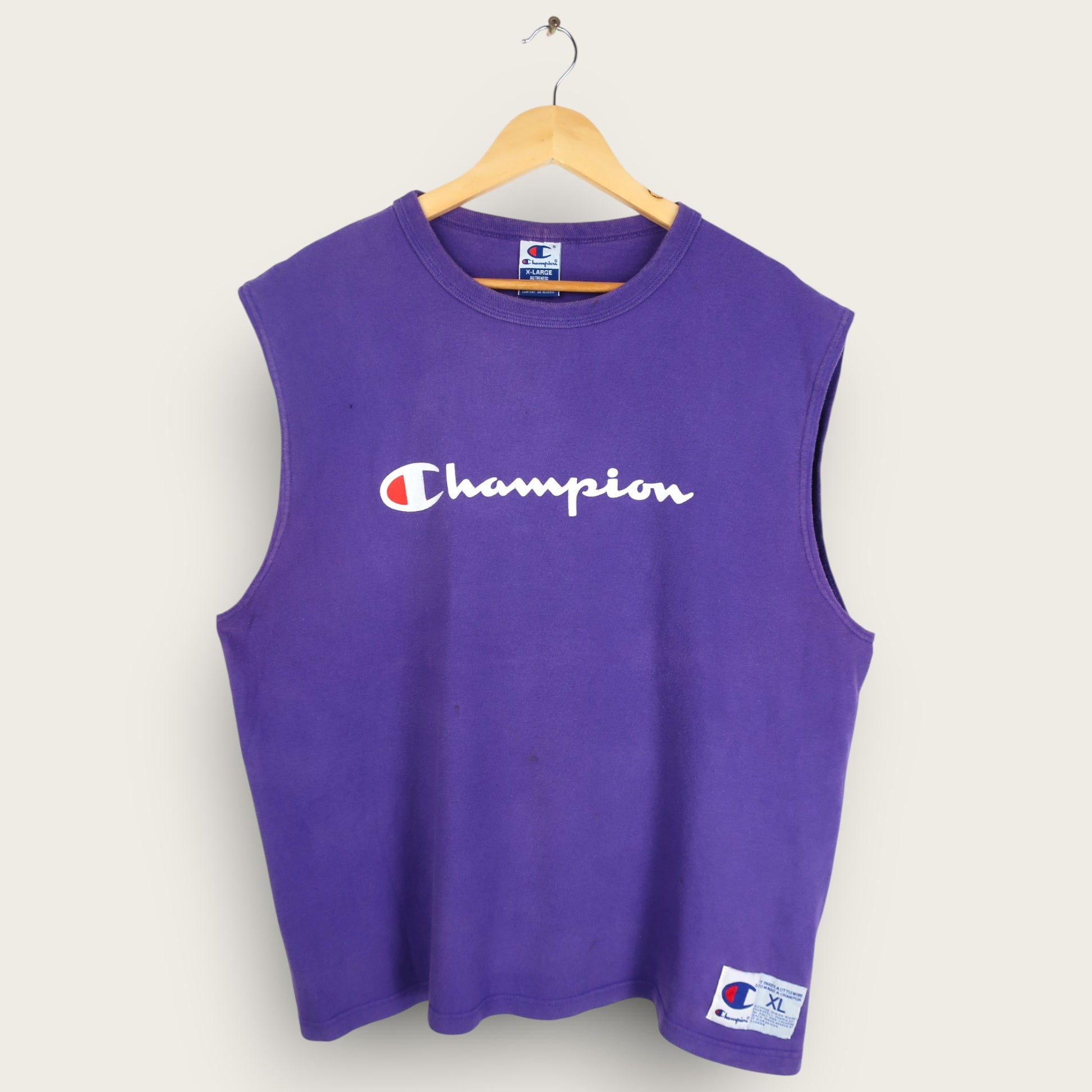 VINTAGE CHAMPION TANK T-SHIRT - XL