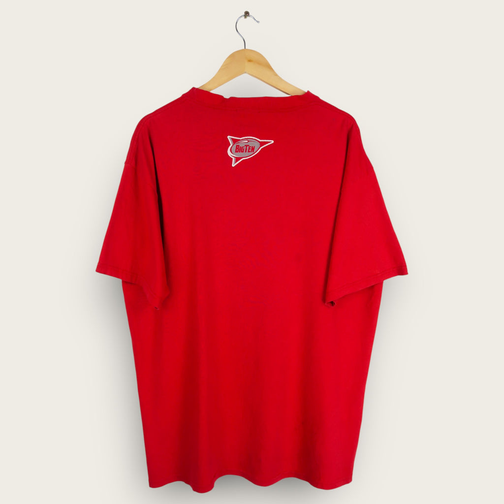 VINTAGE NIKE "OHIO STATE FOOTBALL" T-SHIRT - L