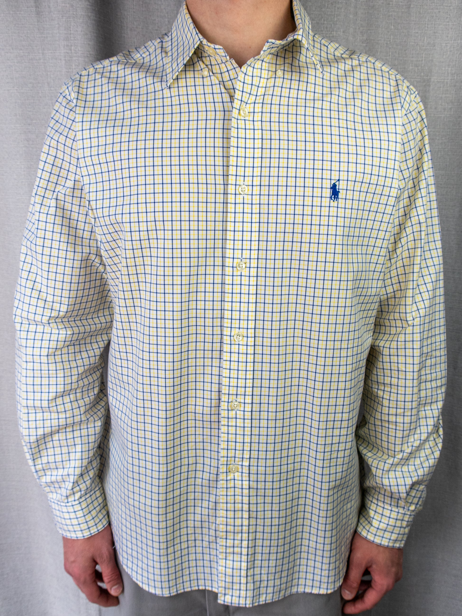 90's Polo by Ralph Lauren Long-Sleeve Button-Up Shirt - L