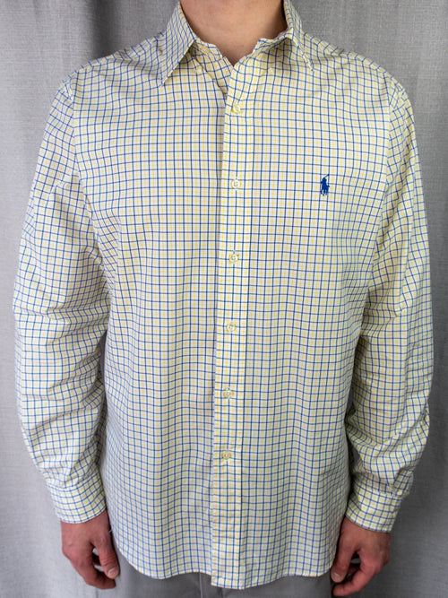 90's Polo by Ralph Lauren Long-Sleeve Button-Up Shirt - L