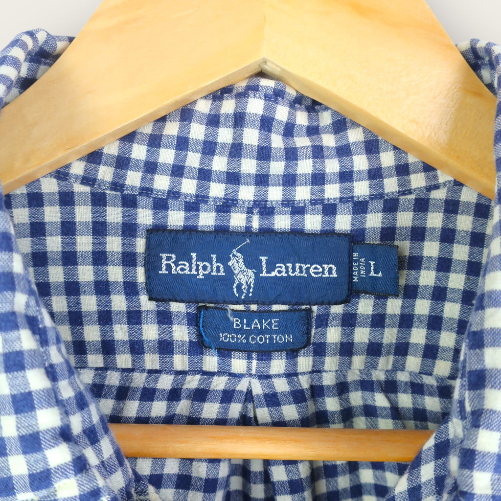 VINTAGE LONG-SLEEVE RALPH LAUREN SHIRT - L