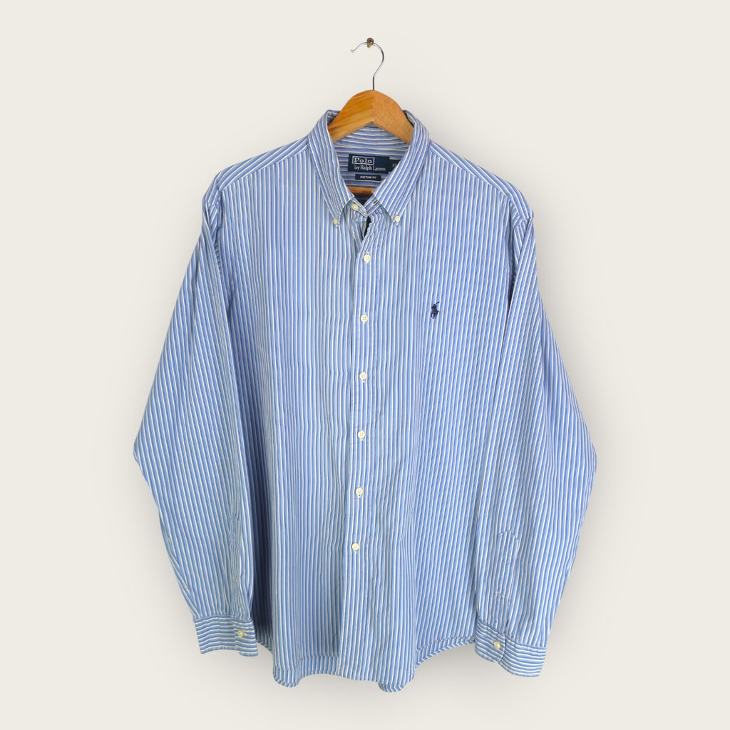 VINTAGE LONG-SLEEVE RALPH LAUREN SHIRT - XL