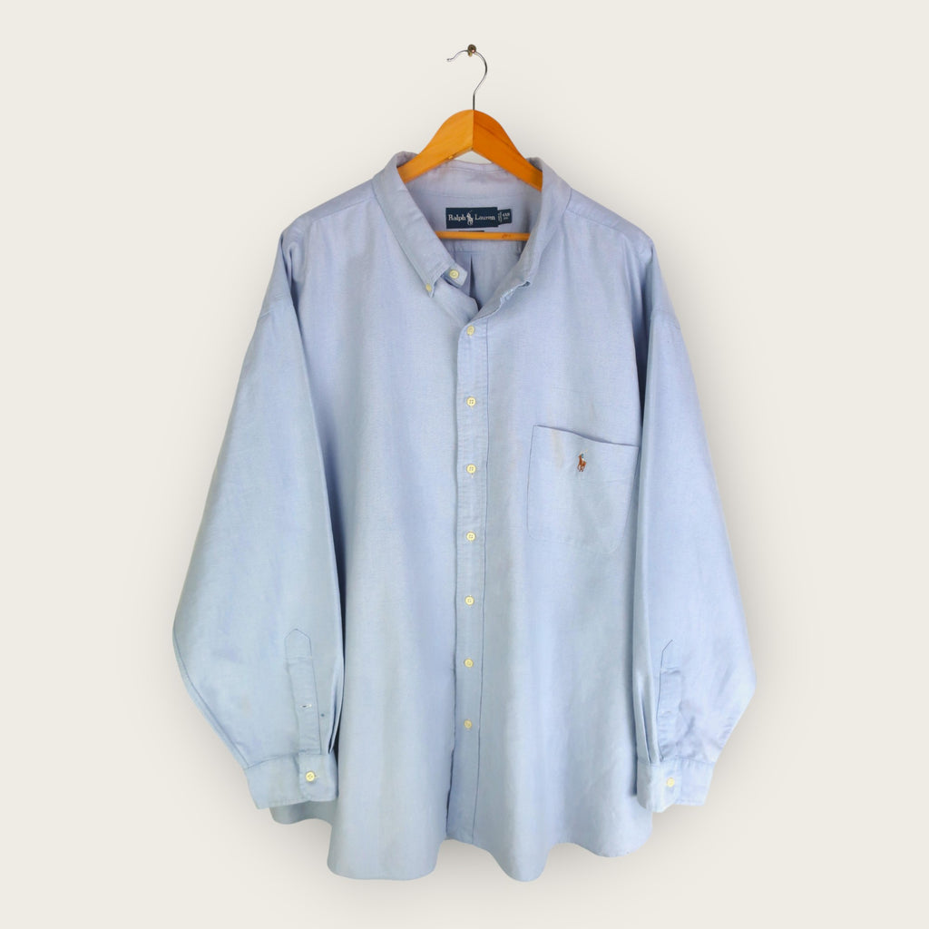 VINTAGE LONG-SLEEVE RALPH LAUREN SHIRT - 4XL