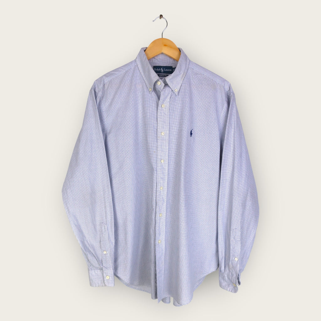 VINTAGE LONG-SLEEVE RALPH LAUREN SHIRT - L
