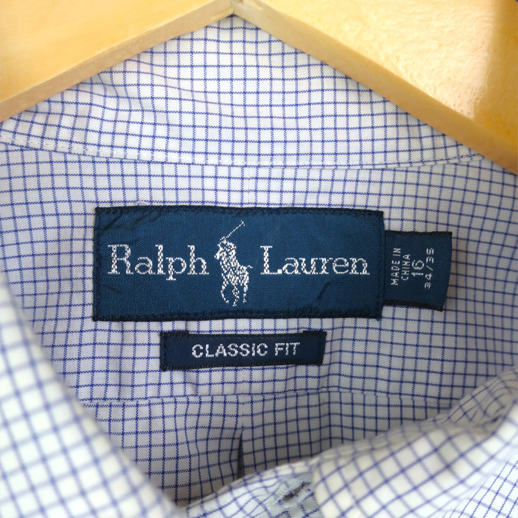 VINTAGE LONG-SLEEVE RALPH LAUREN SHIRT - L