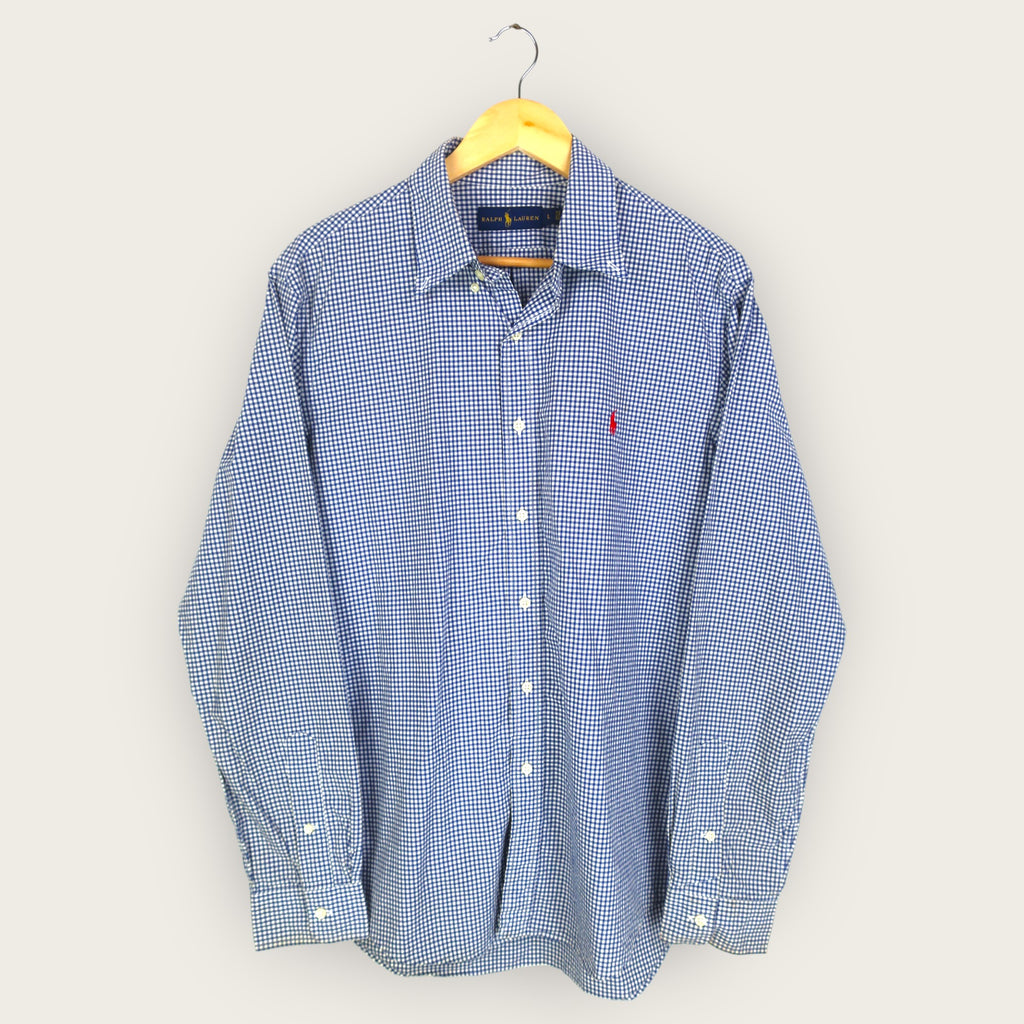 VINTAGE LONG-SLEEVE RALPH LAUREN SHIRT - L