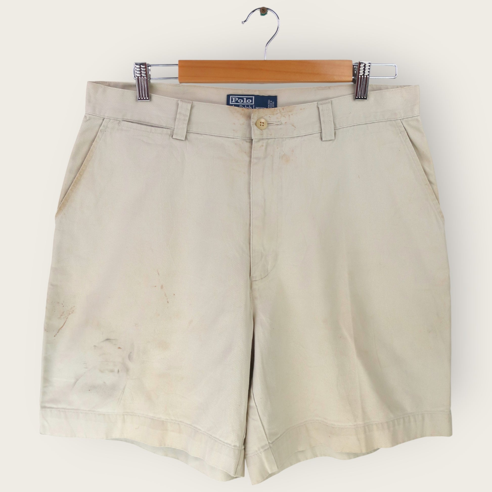 VINTAGE RALPH LAUREN CHINO SHORTS - 34"