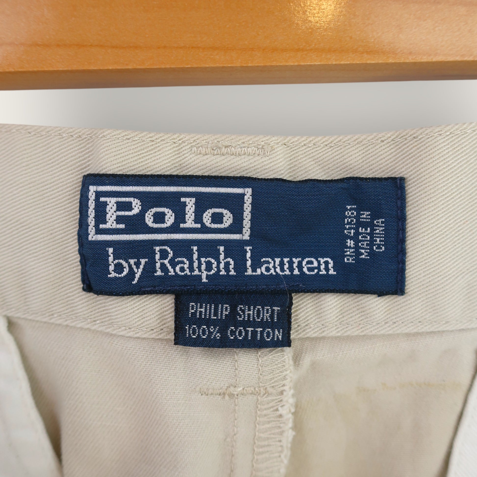 VINTAGE RALPH LAUREN CHINO SHORTS - 34"