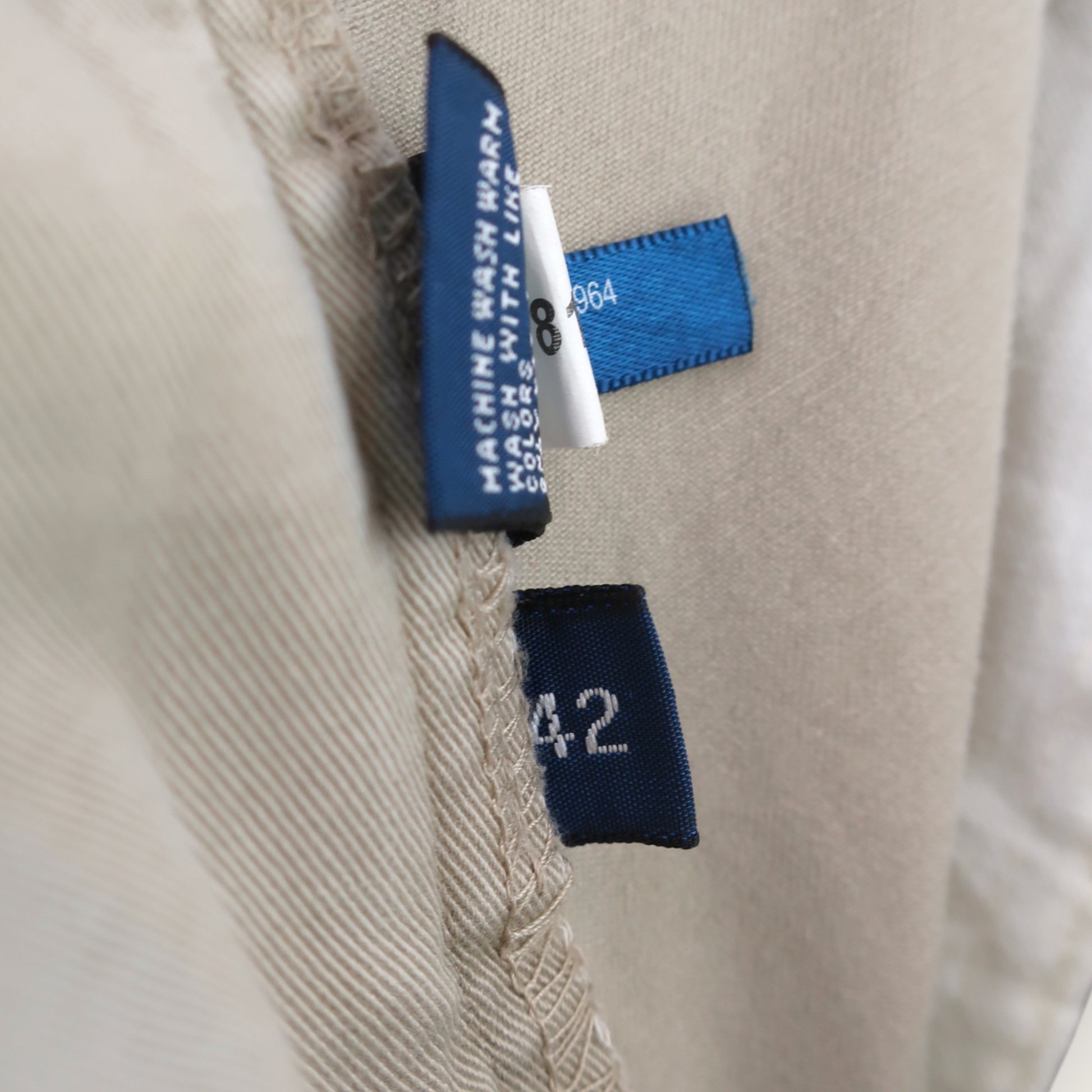 VINTAGE RALPH LAUREN PLEATED CHINO SHORTS - 42"