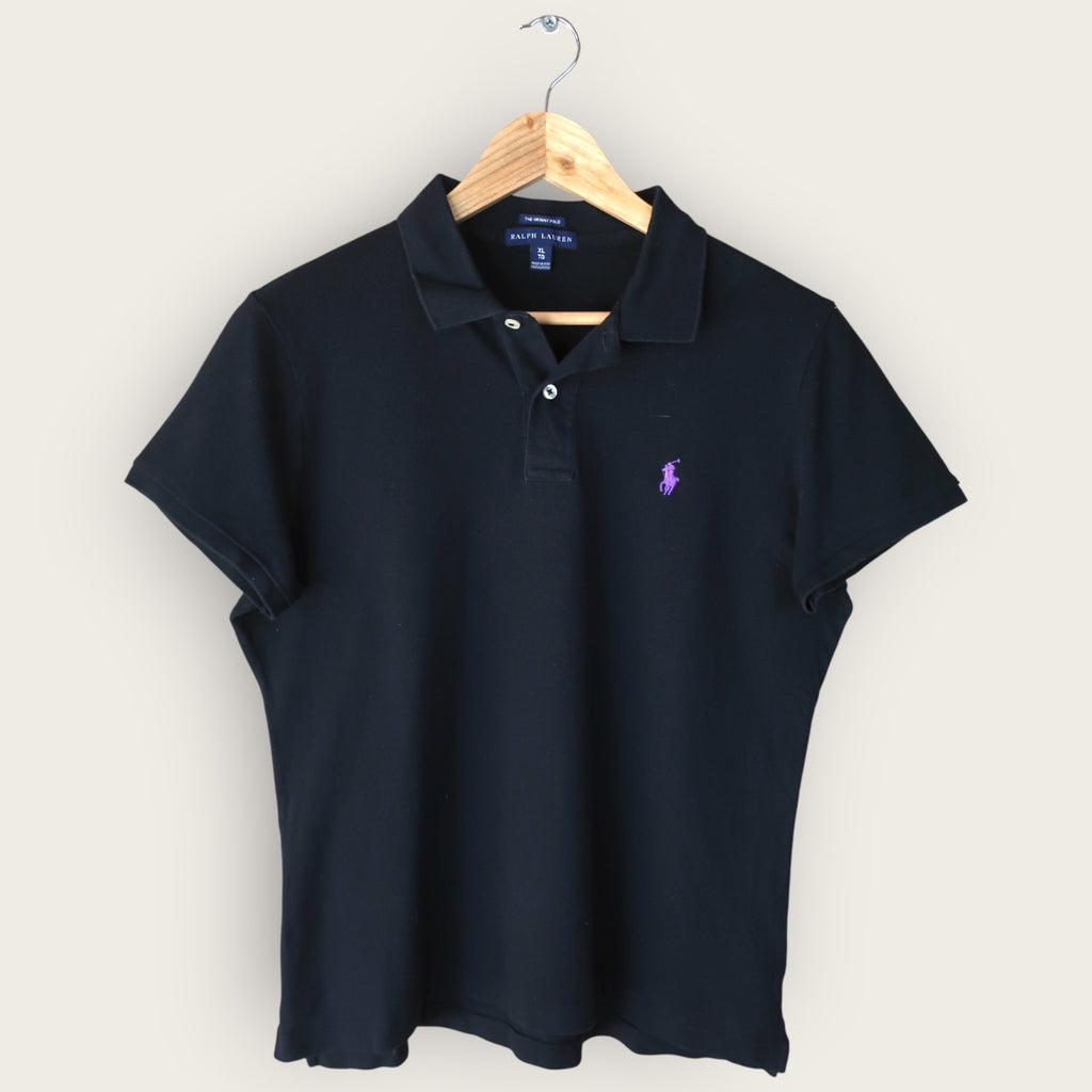 VINTAGE WMNS RALPH LAUREN POLO SHIRT - XL