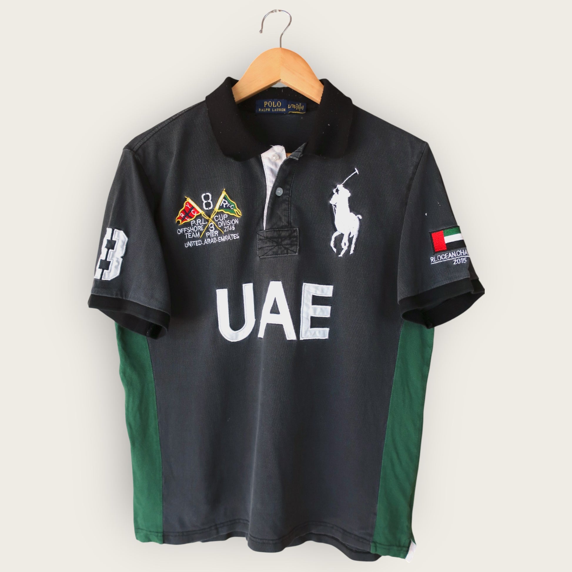 RALPH LAUREN “UAE DUBAI #8” POLO SHIRT - XL