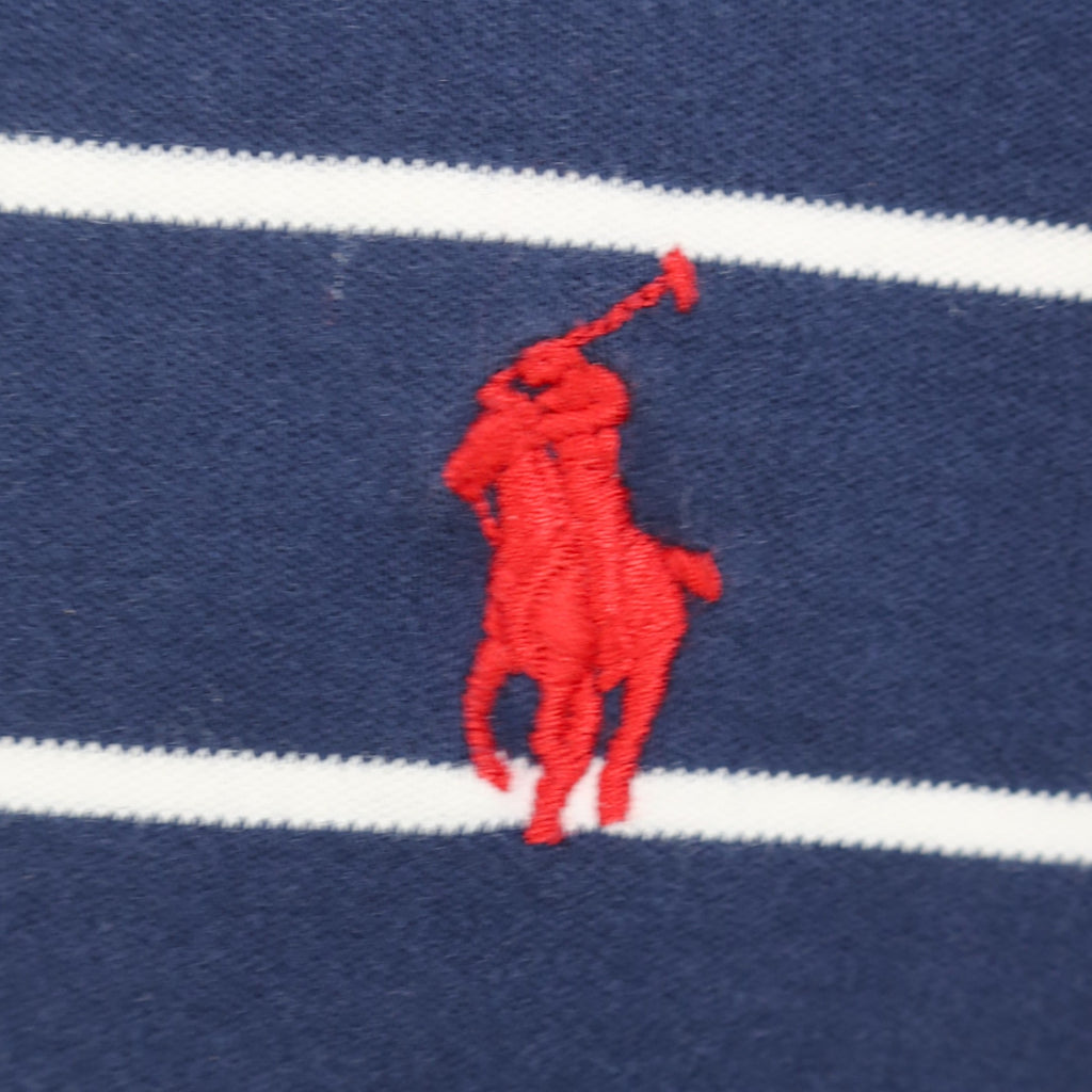 VINTAGE RALPH LAUREN STRIPED POLO SHIRT - M