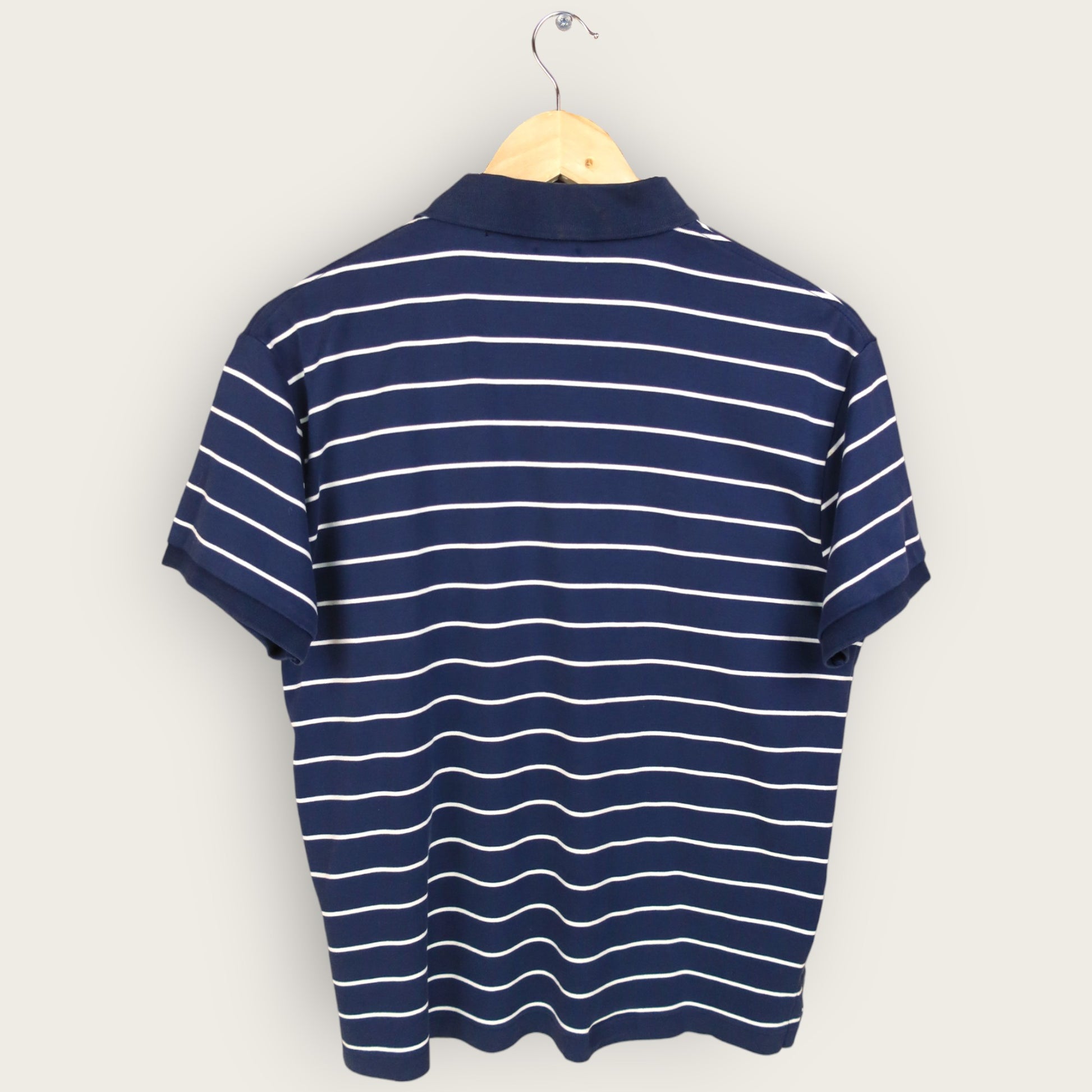VINTAGE RALPH LAUREN STRIPED POLO SHIRT - M