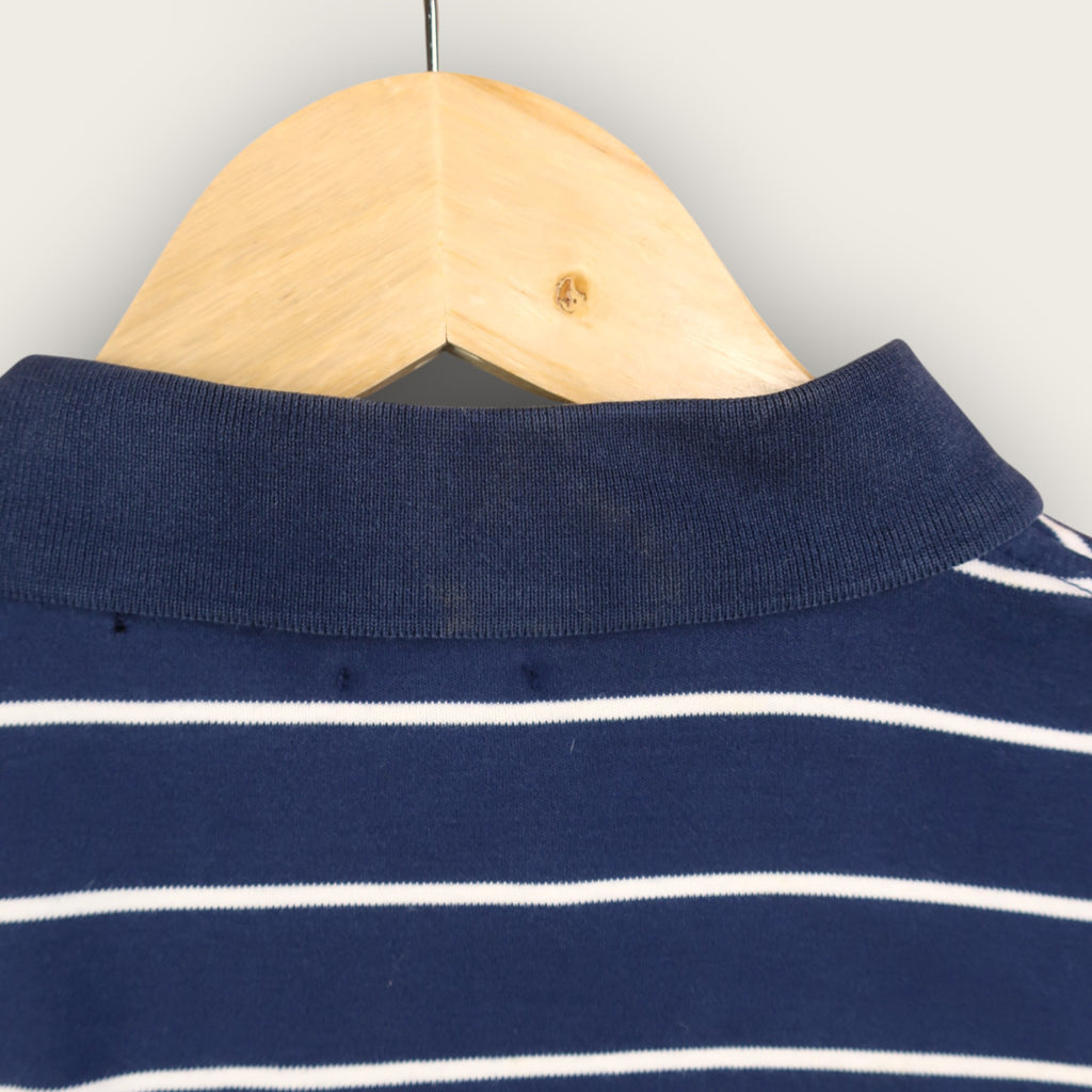 VINTAGE RALPH LAUREN STRIPED POLO SHIRT - M