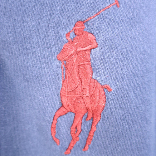 VINTAGE LONG-SLEEVE RALPH LAUREN RUGBY POLO SHIRT - M
