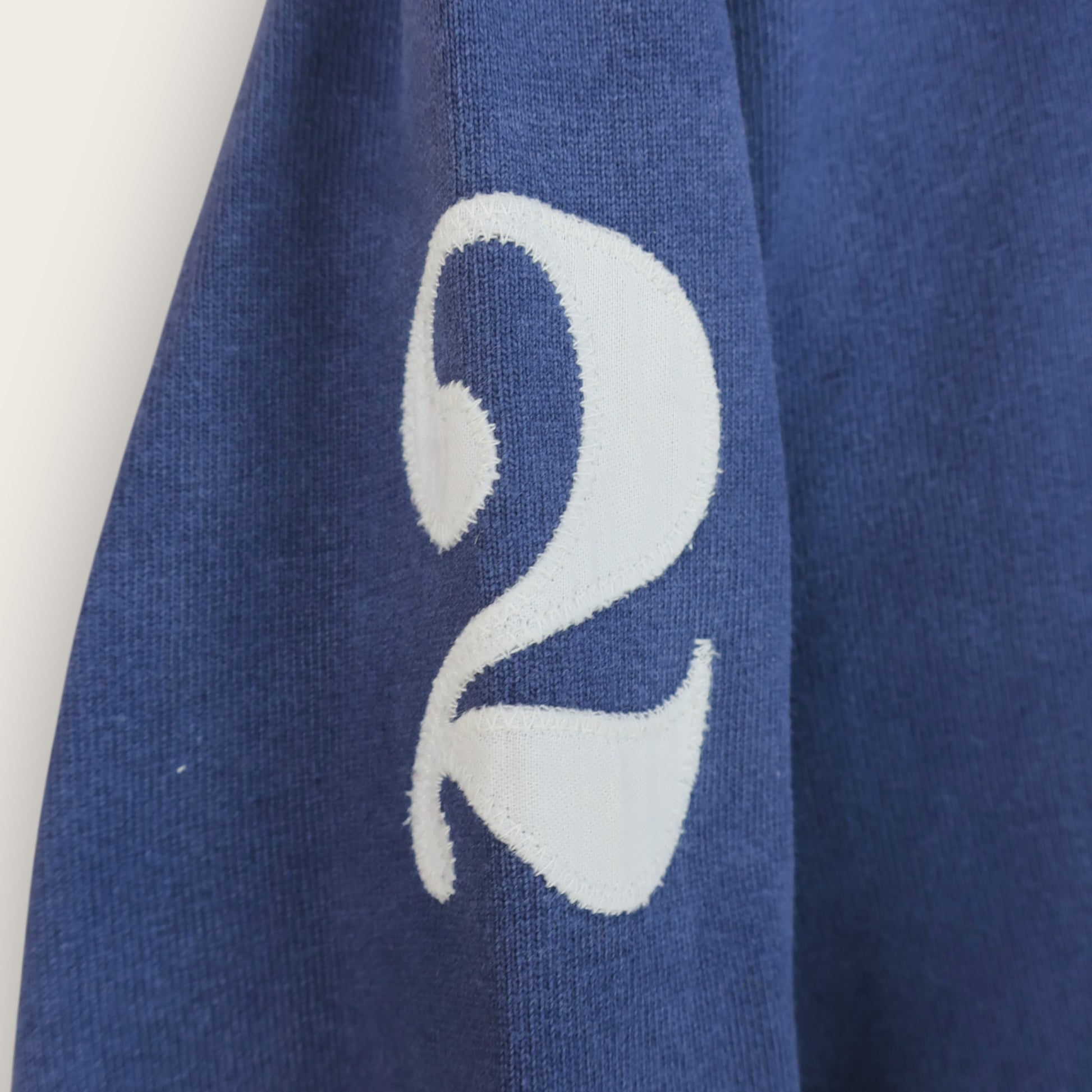 VINTAGE LONG-SLEEVE RALPH LAUREN RUGBY POLO SHIRT - M