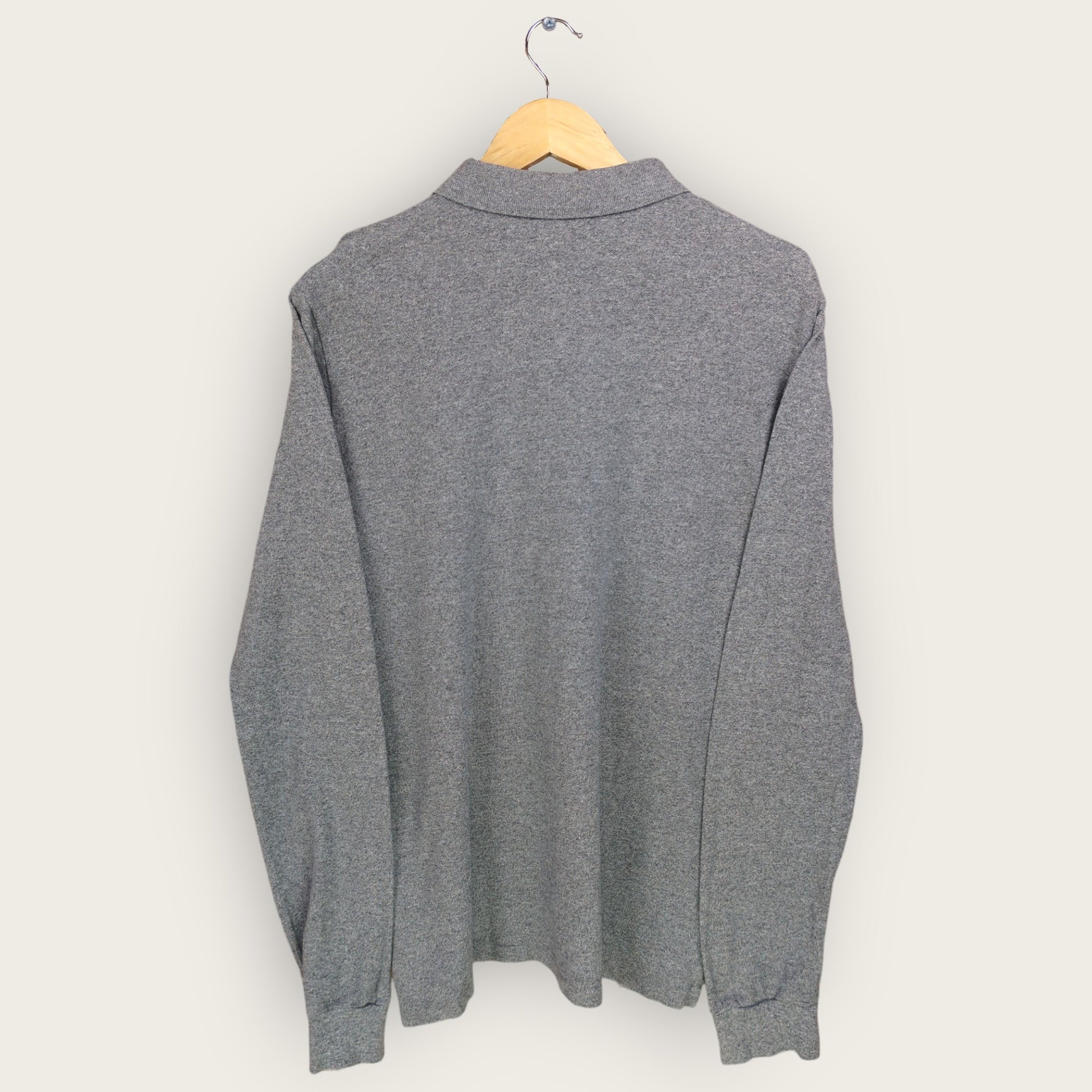 VINTAGE LONG-SLEEVE RALPH LAUREN POLO SHIRT - M