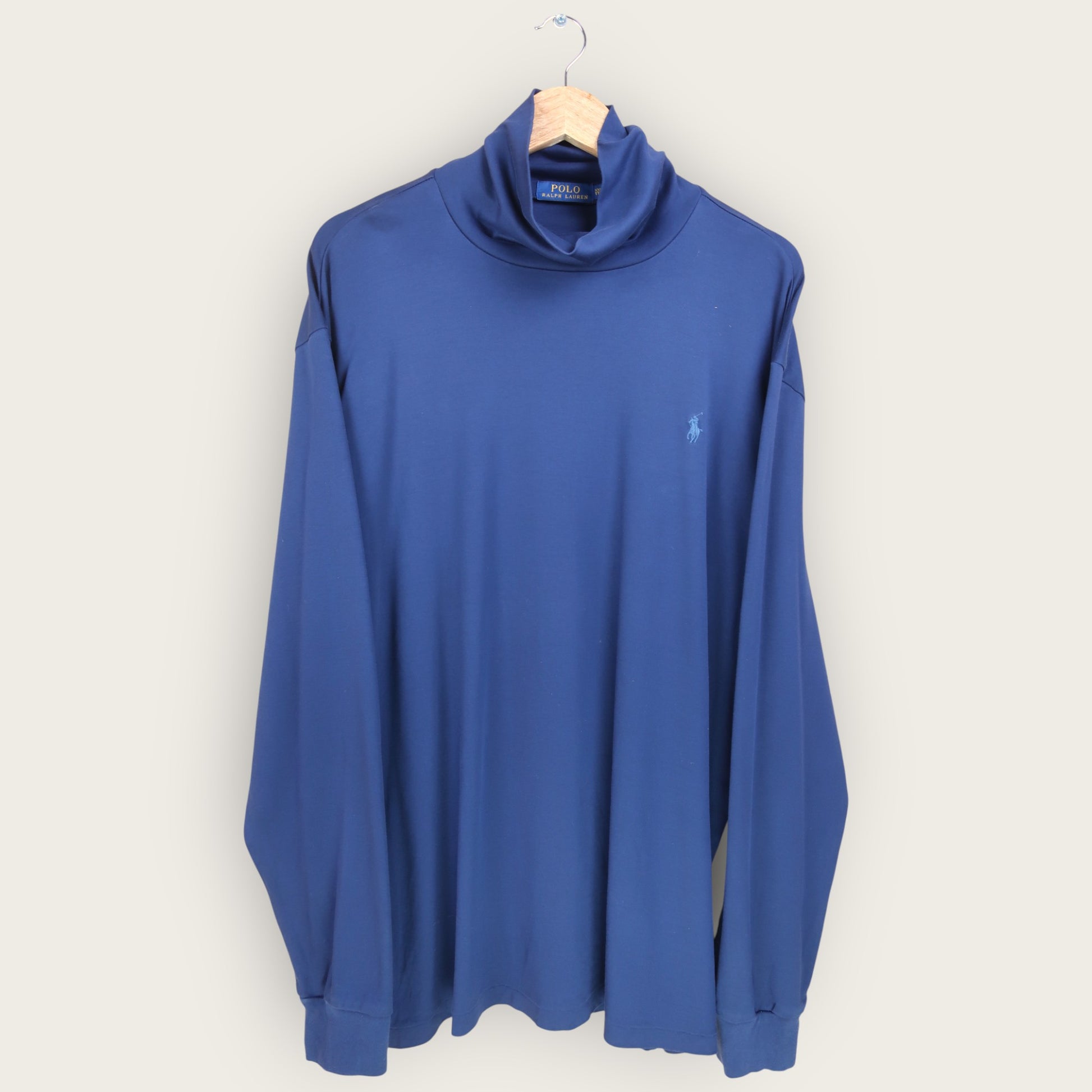 VINTAGE LONG-SLEEVE RALPH LAUREN TURTLENECK SHIRT - XXL