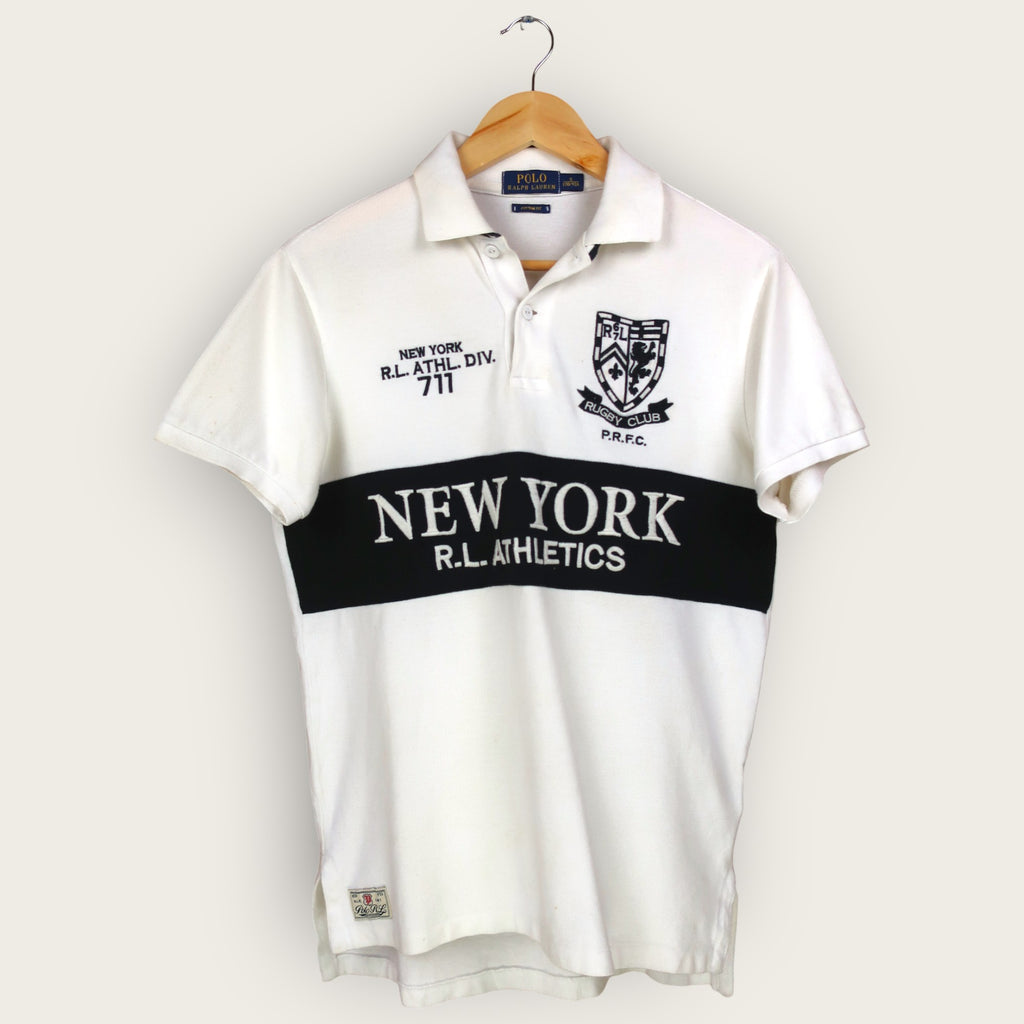 VINTAGE RALPH LAUREN RUGBY POLO SHIRT - S