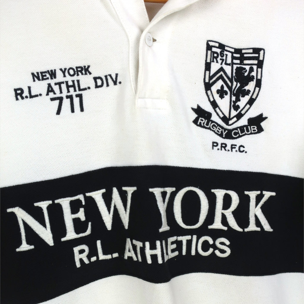 VINTAGE RALPH LAUREN RUGBY POLO SHIRT - S