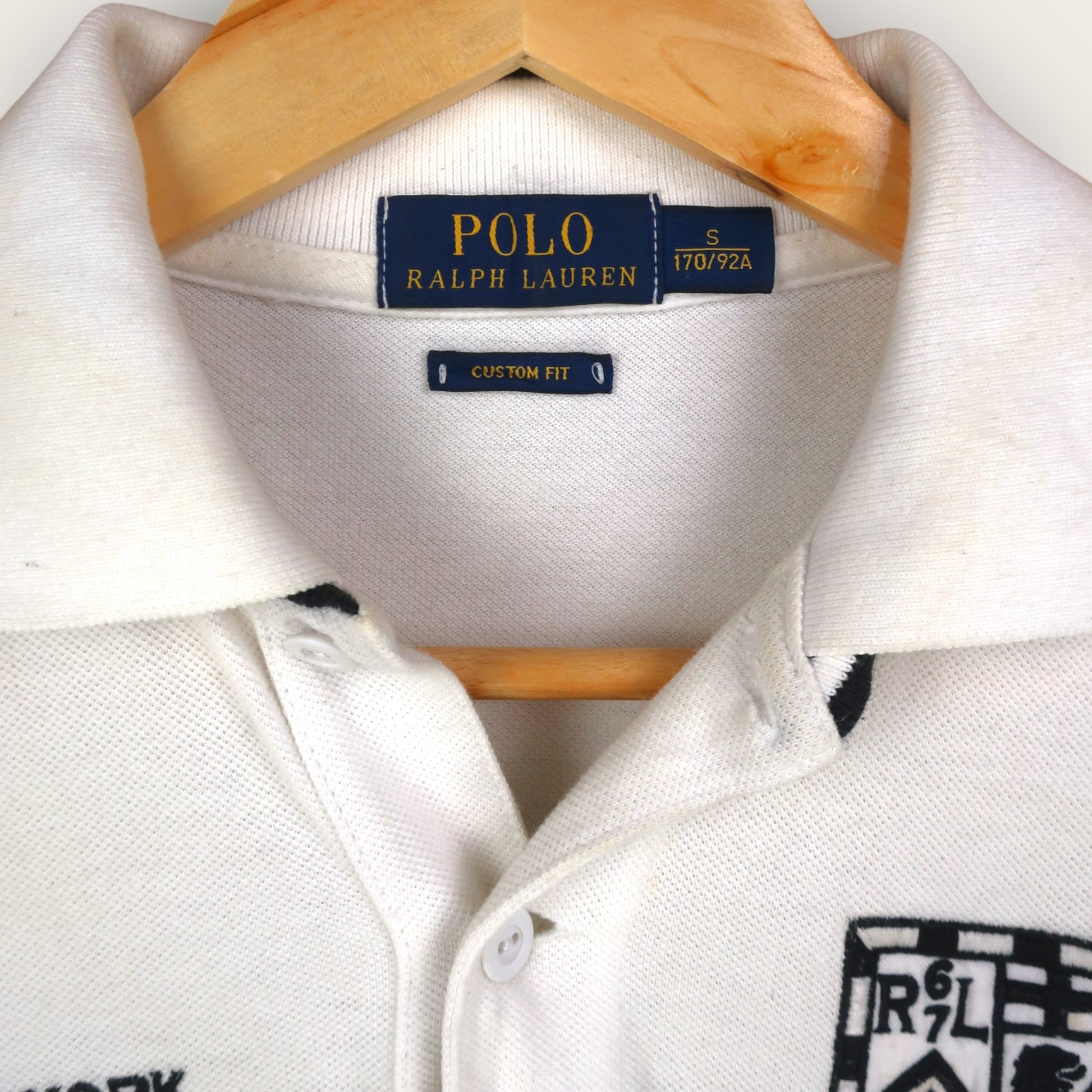 VINTAGE RALPH LAUREN RUGBY POLO SHIRT - S