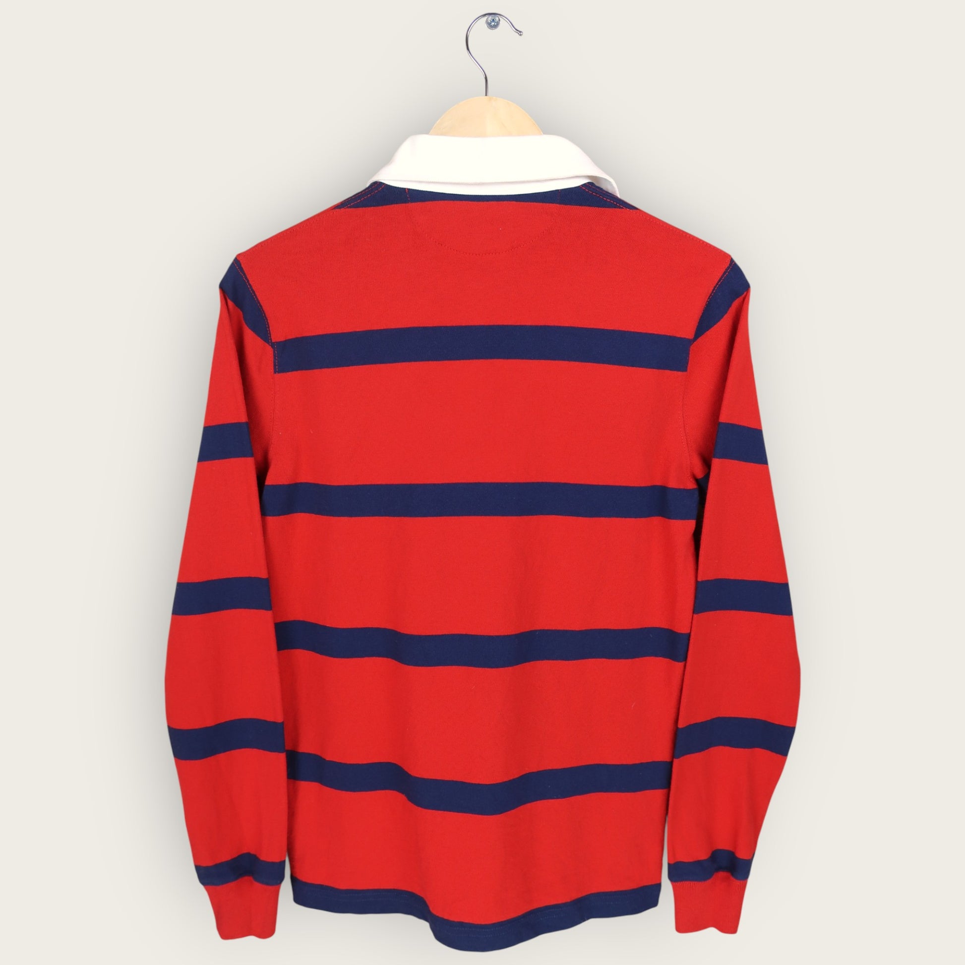 VINTAGE LONG-SLEEVE RALPH LAUREN RUGBY POLO SHIRT - XS