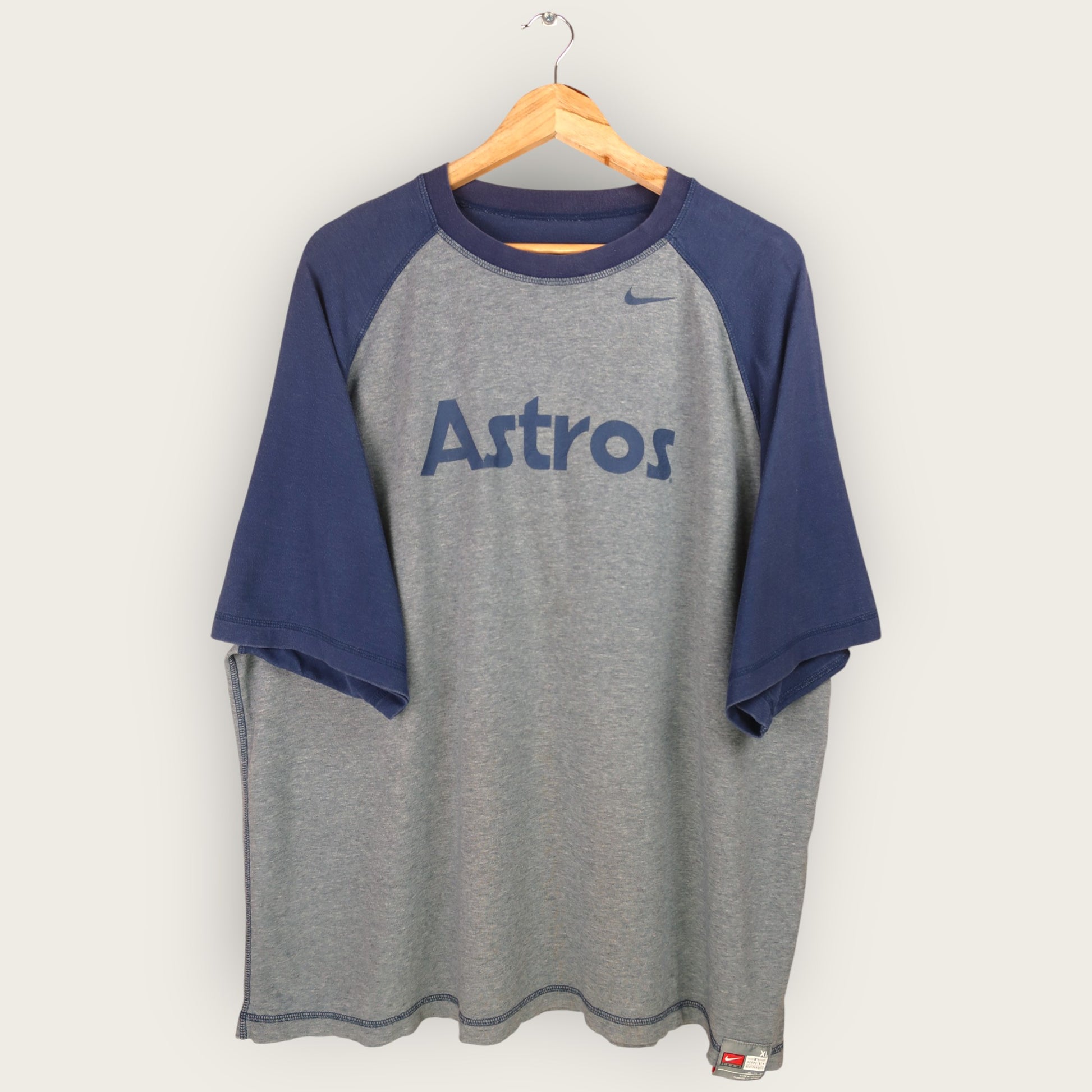 VINTAGE REVERSIBLE NIKE ASTROS T-SHIRT - XL
