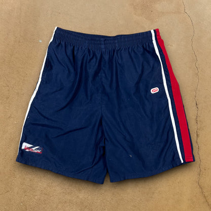 VINTAGE SLAZENGER TRACK SHORTS - L