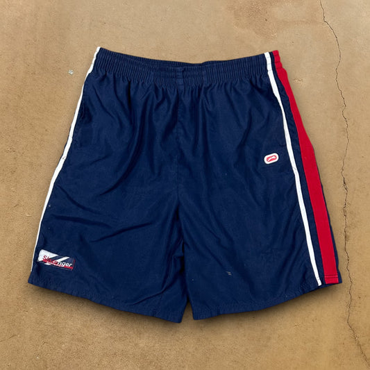 VINTAGE SLAZENGER TRACK SHORTS - L