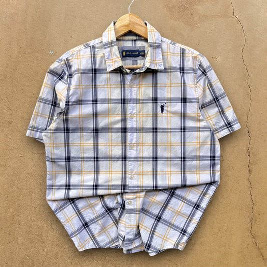 VINTAGE POLO RALPH LAUREN BUTTON-UP SHIRT - L