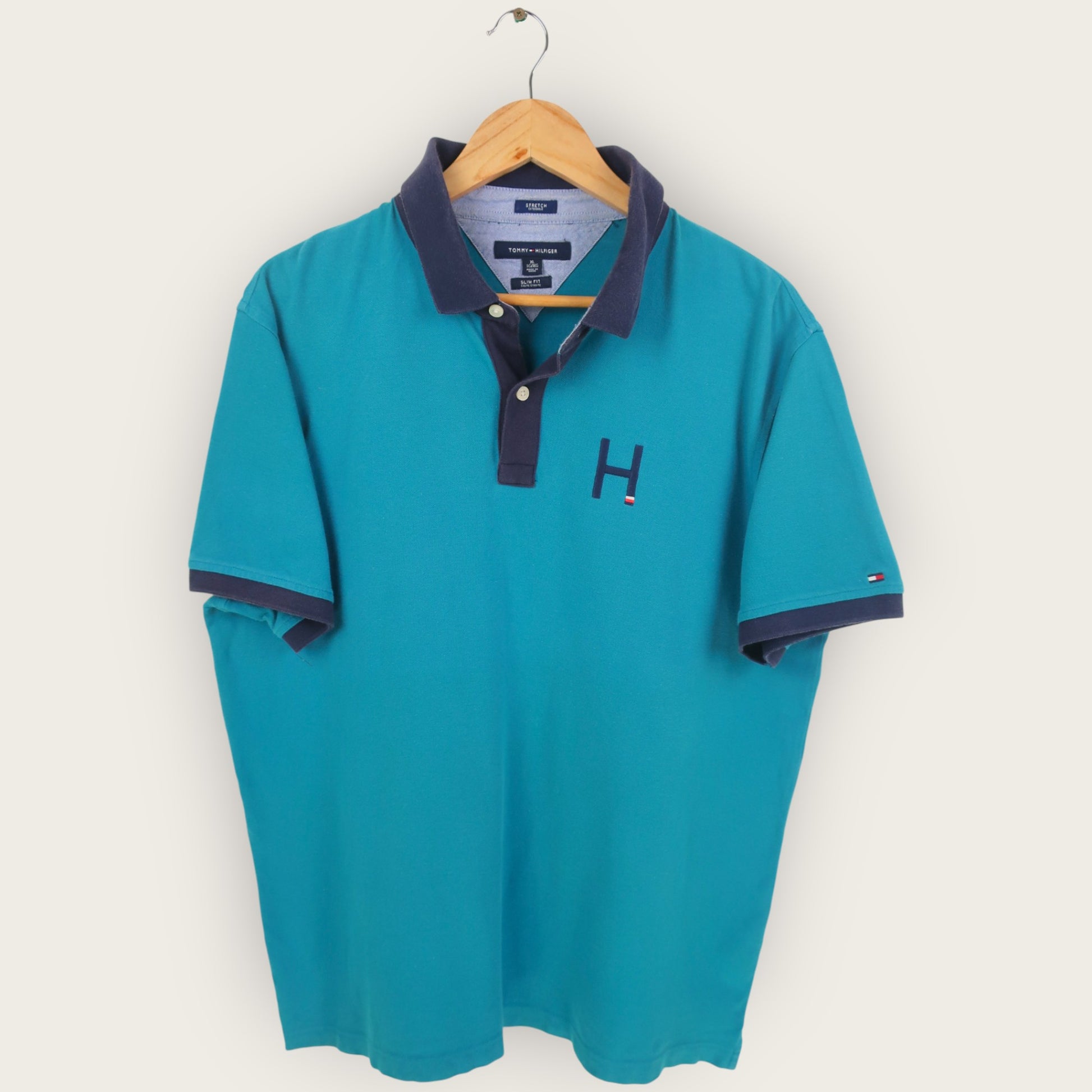 VINTAGE TOMMY HILFIGER POLO SHIRT - XL