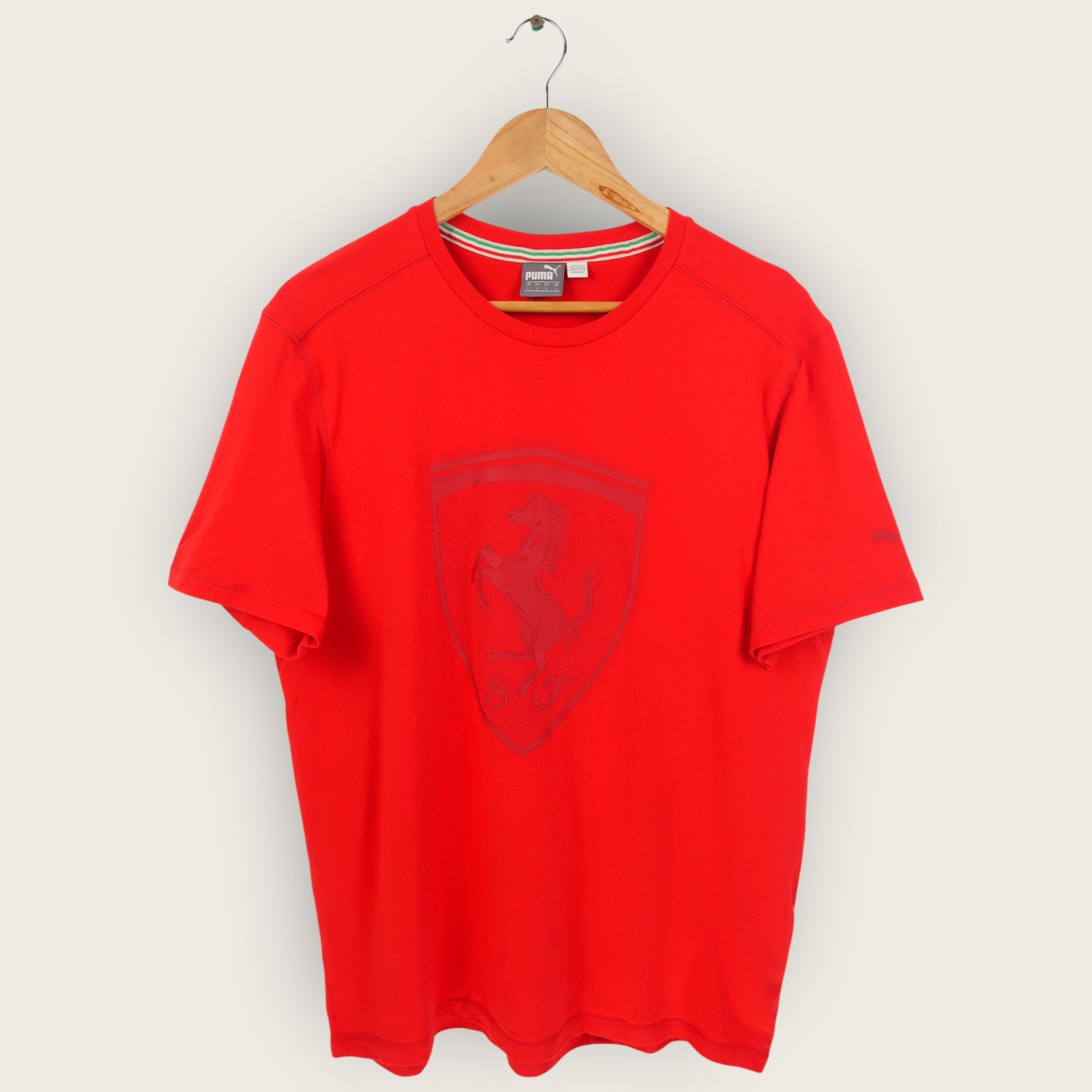 VINTAGE PUMA FERRARI T-SHIRT - L