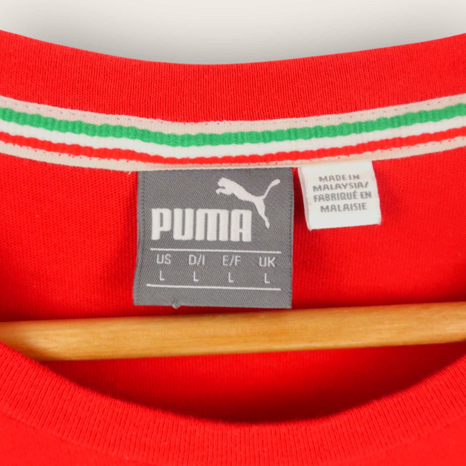VINTAGE PUMA FERRARI T-SHIRT - L