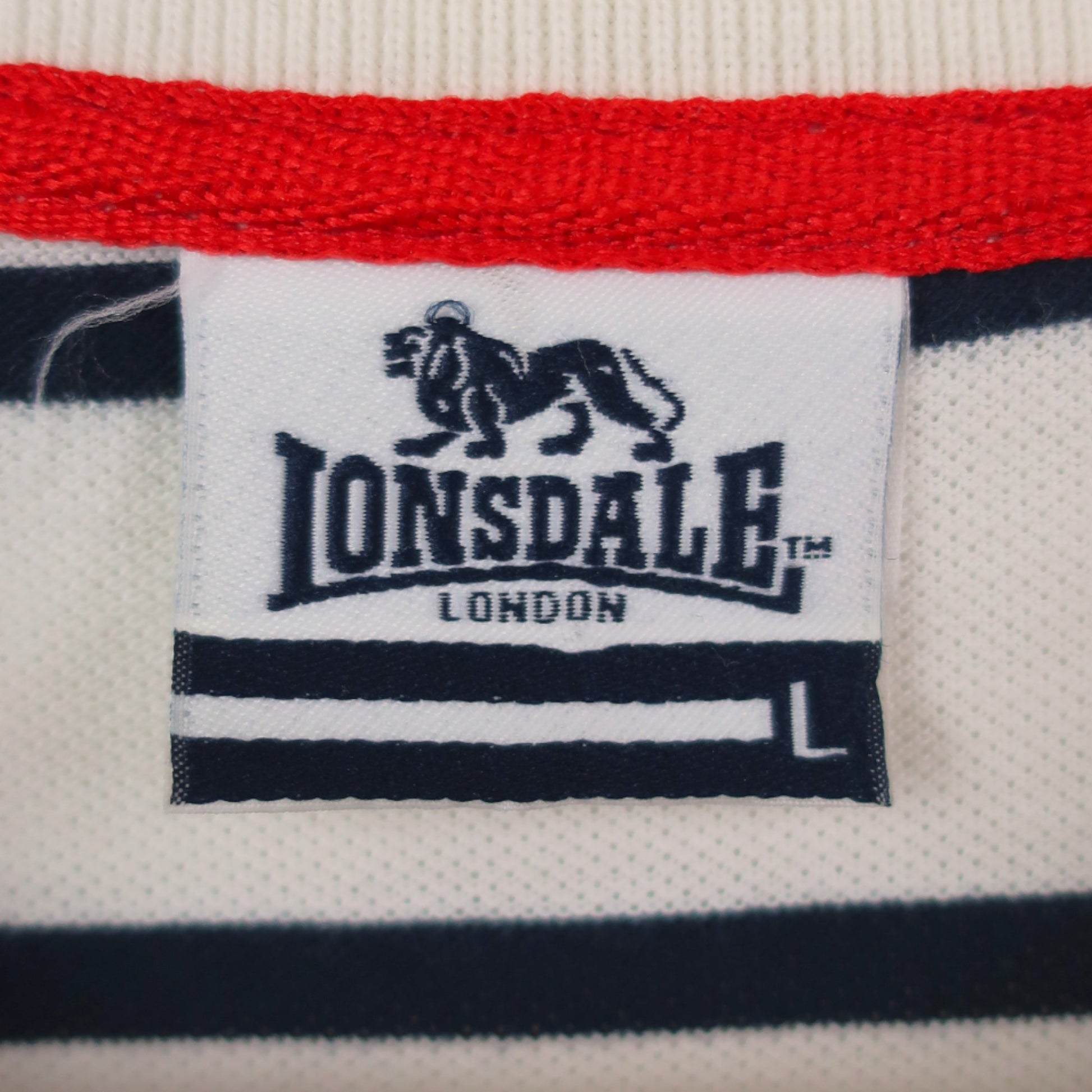 VINTAGE LONSDALE POLO SHIRT - L