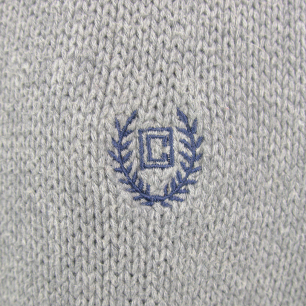 VINTAGE CHAPS KNIT 1/4 ZIP - L