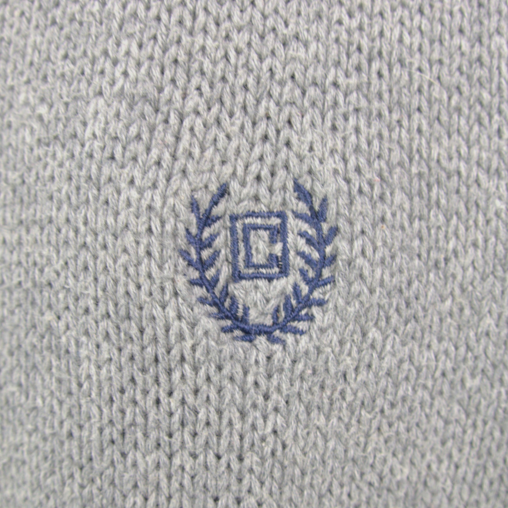 VINTAGE CHAPS KNIT 1/4 ZIP - L