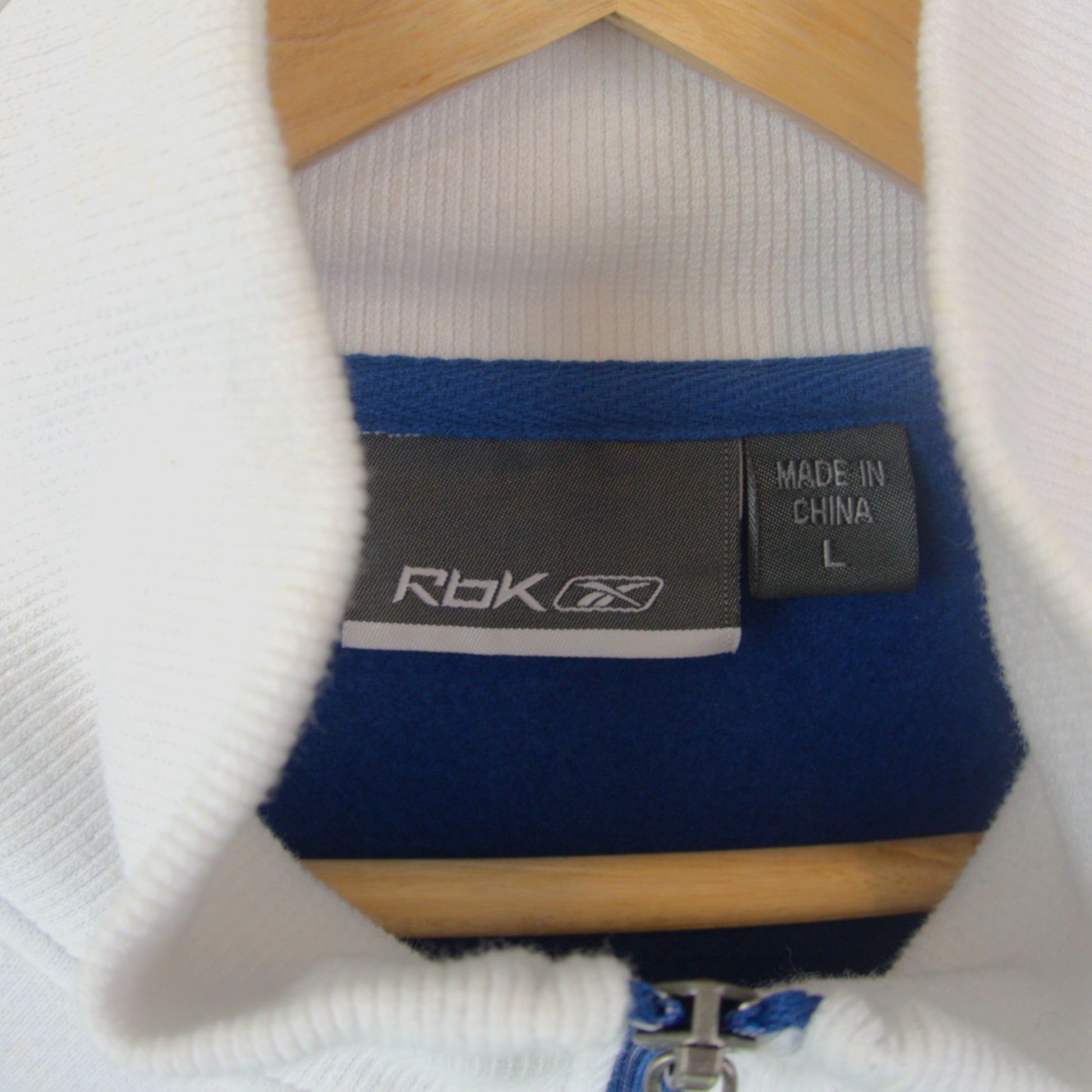 VINTAGE REEBOK 1/4 ZIP - L