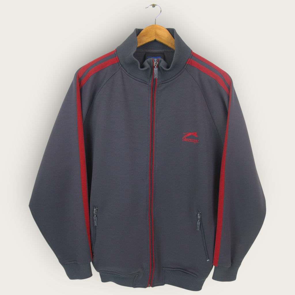 VINTAGE SLAZENGER TRACK JACKET - S
