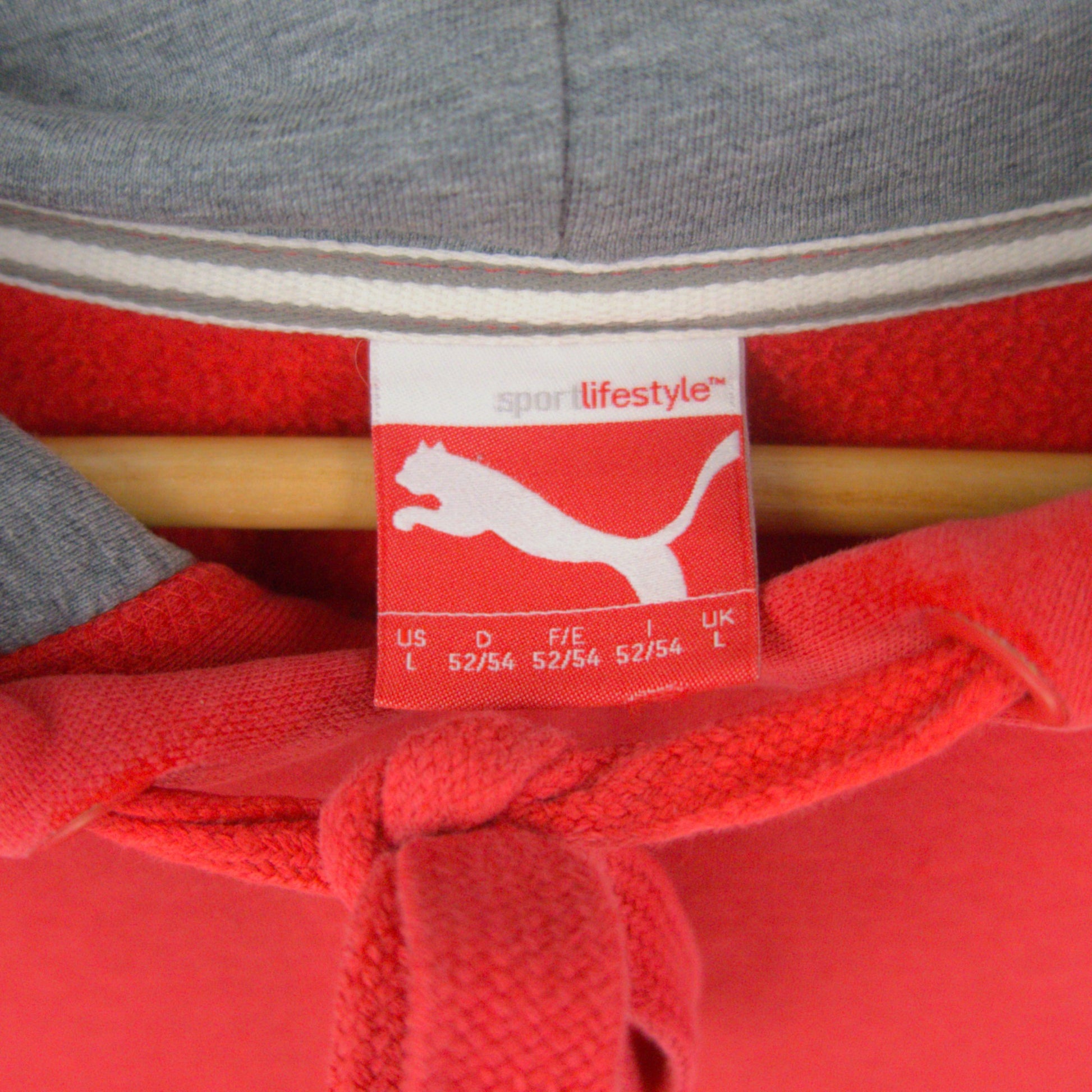 VINTAGE PUMA HOODIE - L