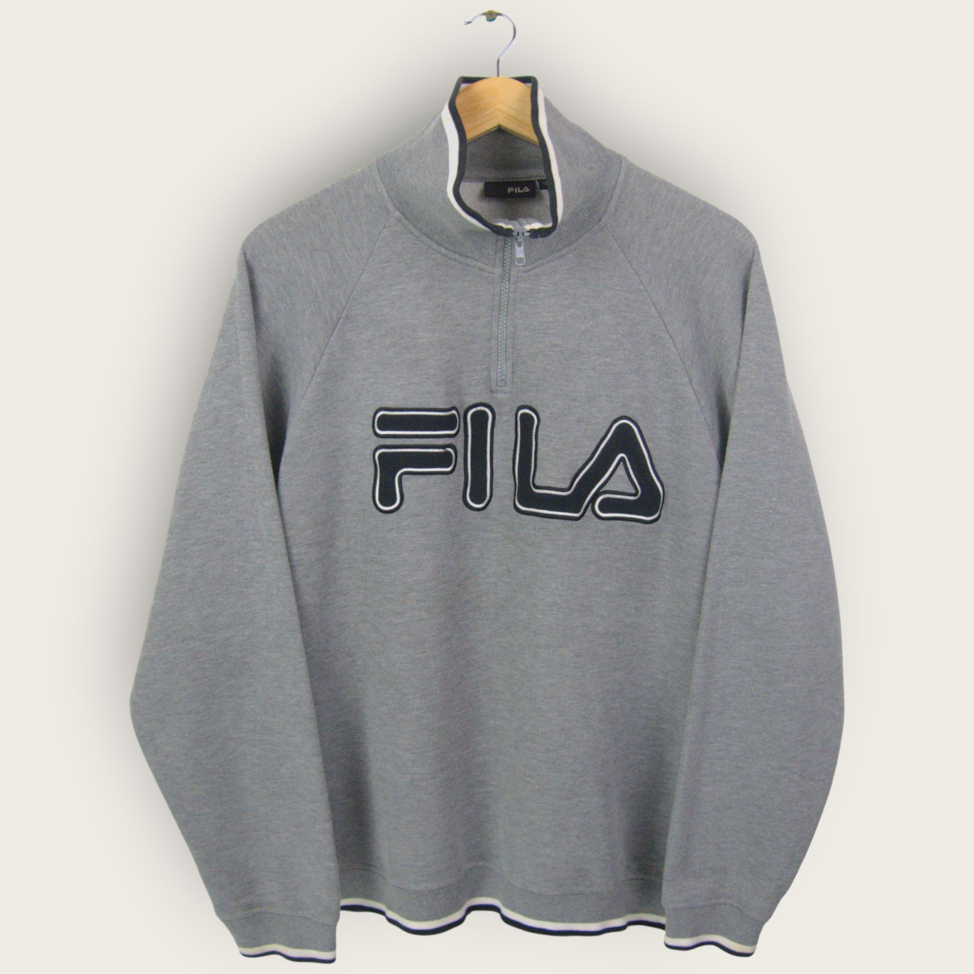 VINTAGE FILA 1/4 ZIP - M