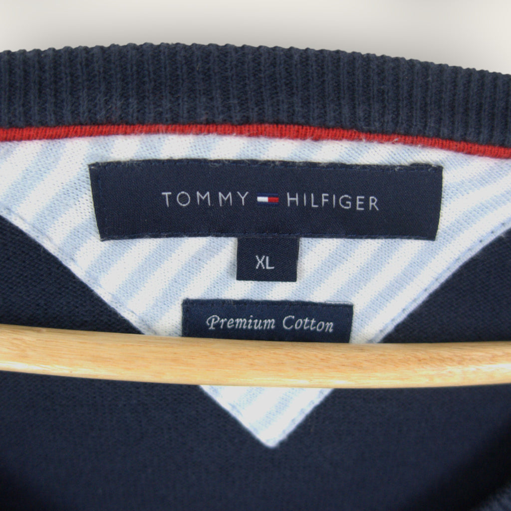 VINTAGE TOMMY HILFIGER KNIT SWEATER - XL