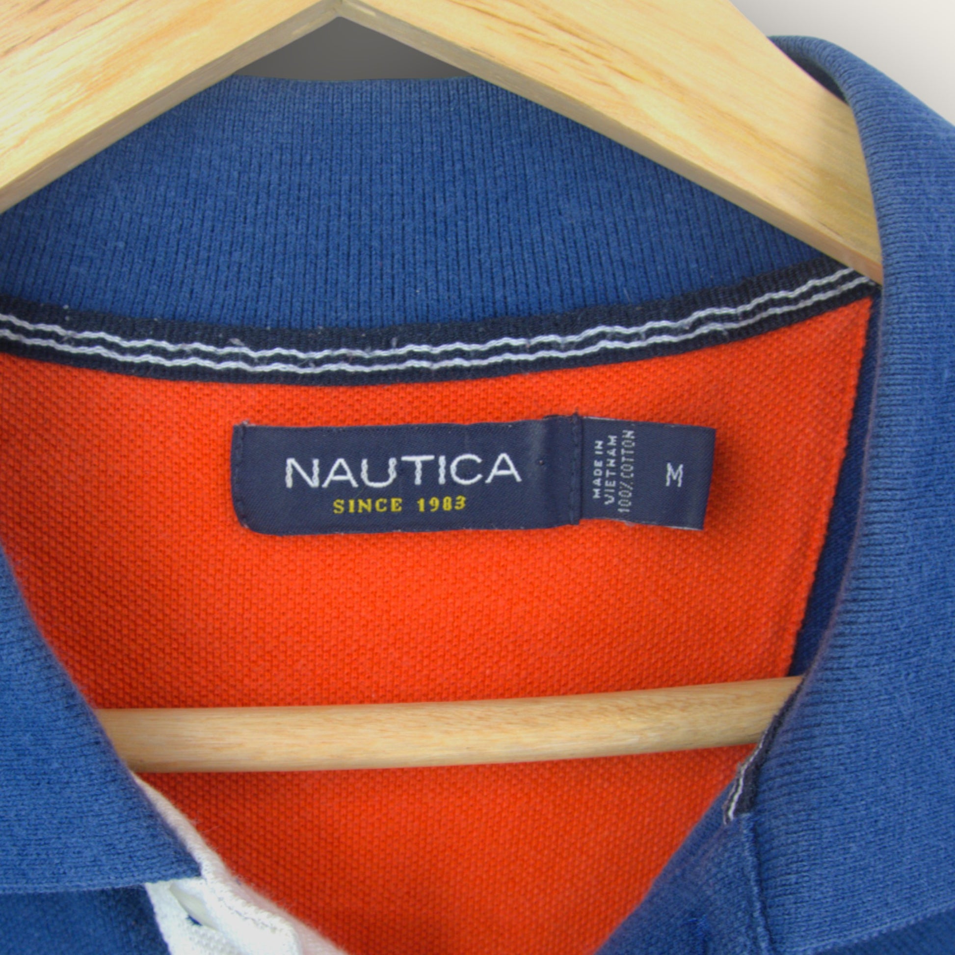 VINTAGE NAUTICA POLO SHIRT - M