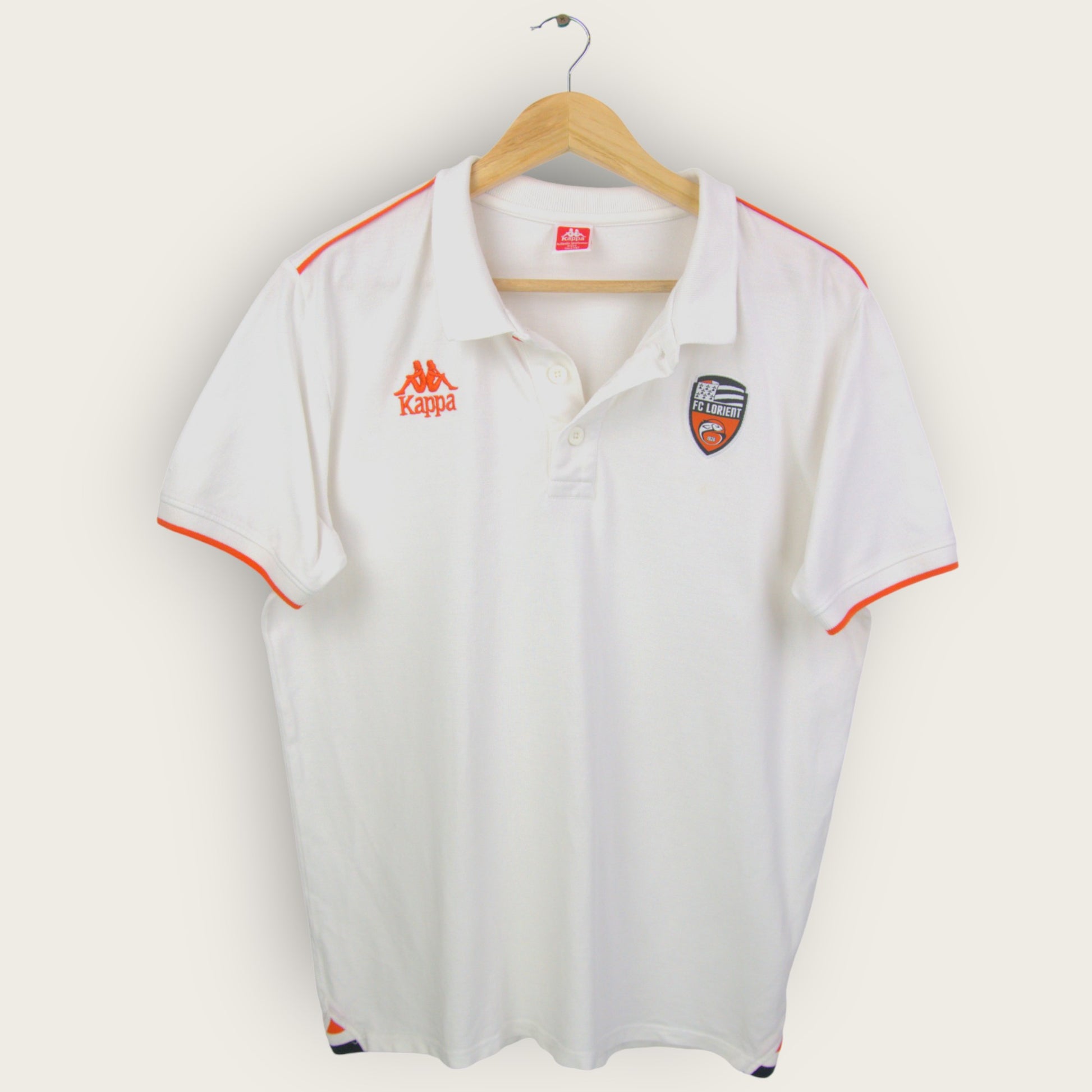 VINTAGE KAPPA FC LORIENT POLO SHIRT - L