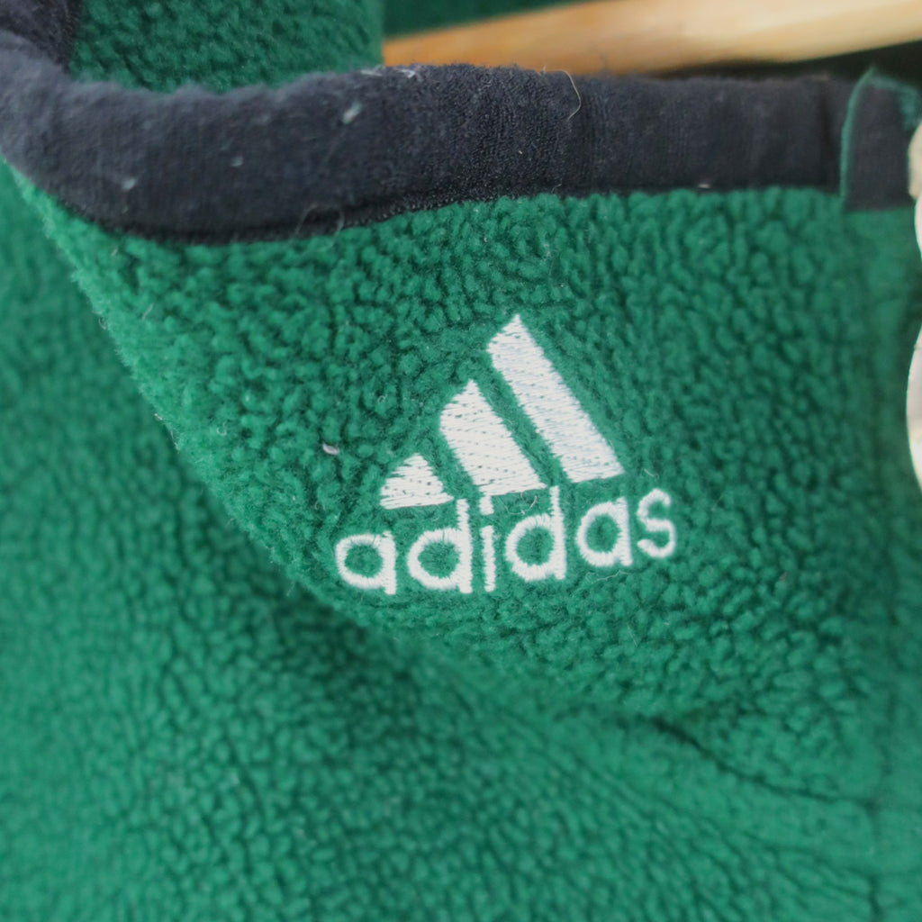 VINTAGE ADIDAS FLEECE VEST JACKET - XXL