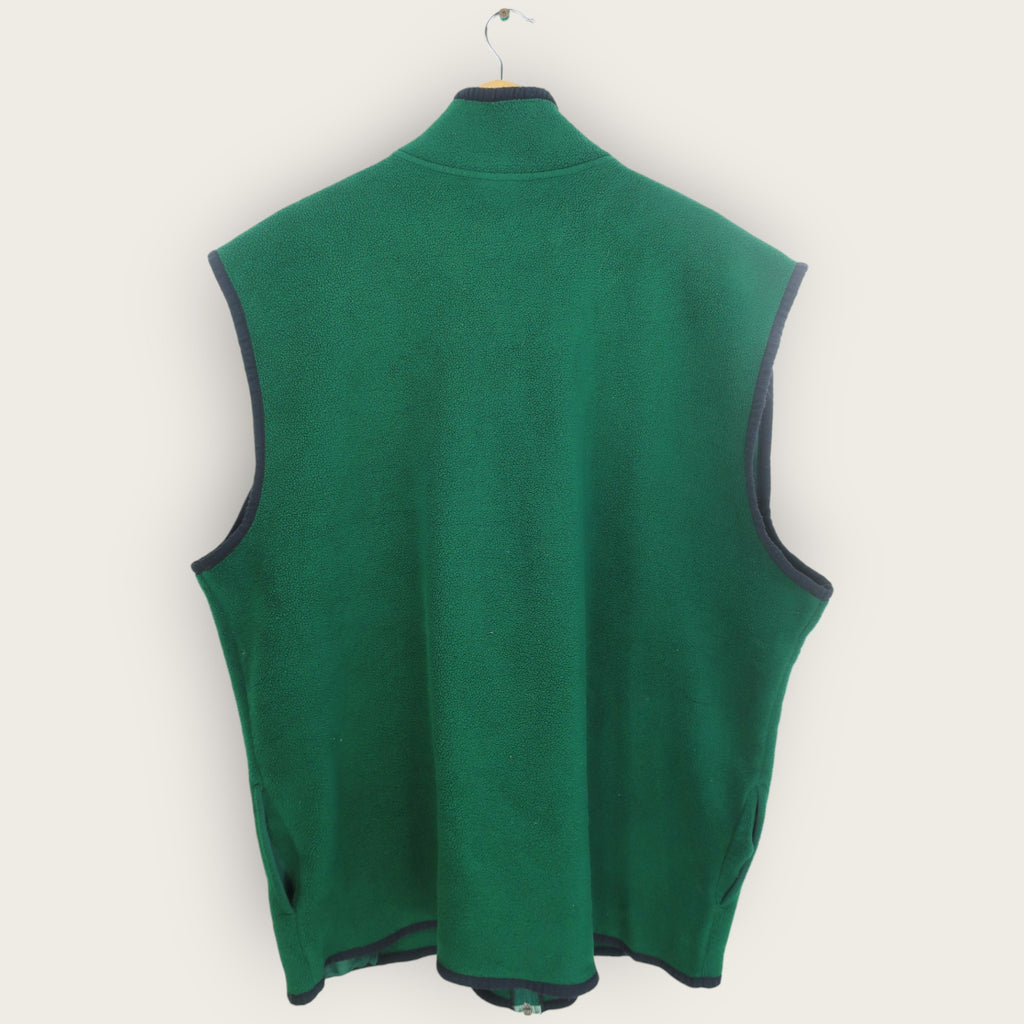 VINTAGE ADIDAS FLEECE VEST JACKET - XXL