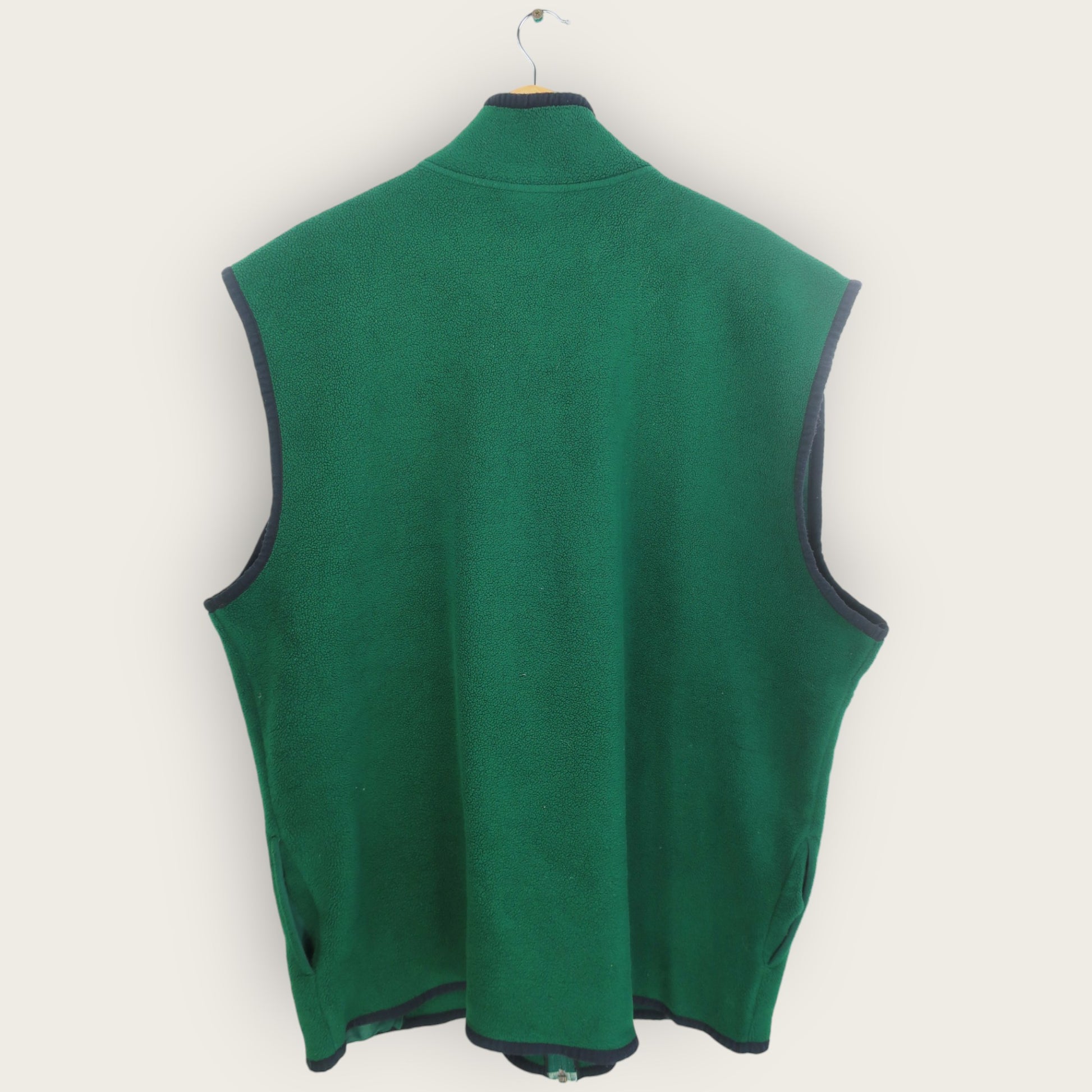 VINTAGE ADIDAS FLEECE VEST JACKET - XXL