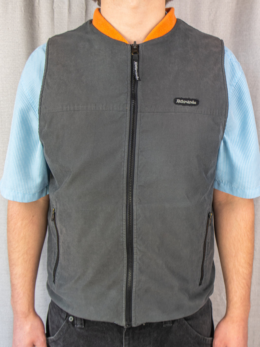00s Kathmandu Polartec Reversible Fleece Vest - L