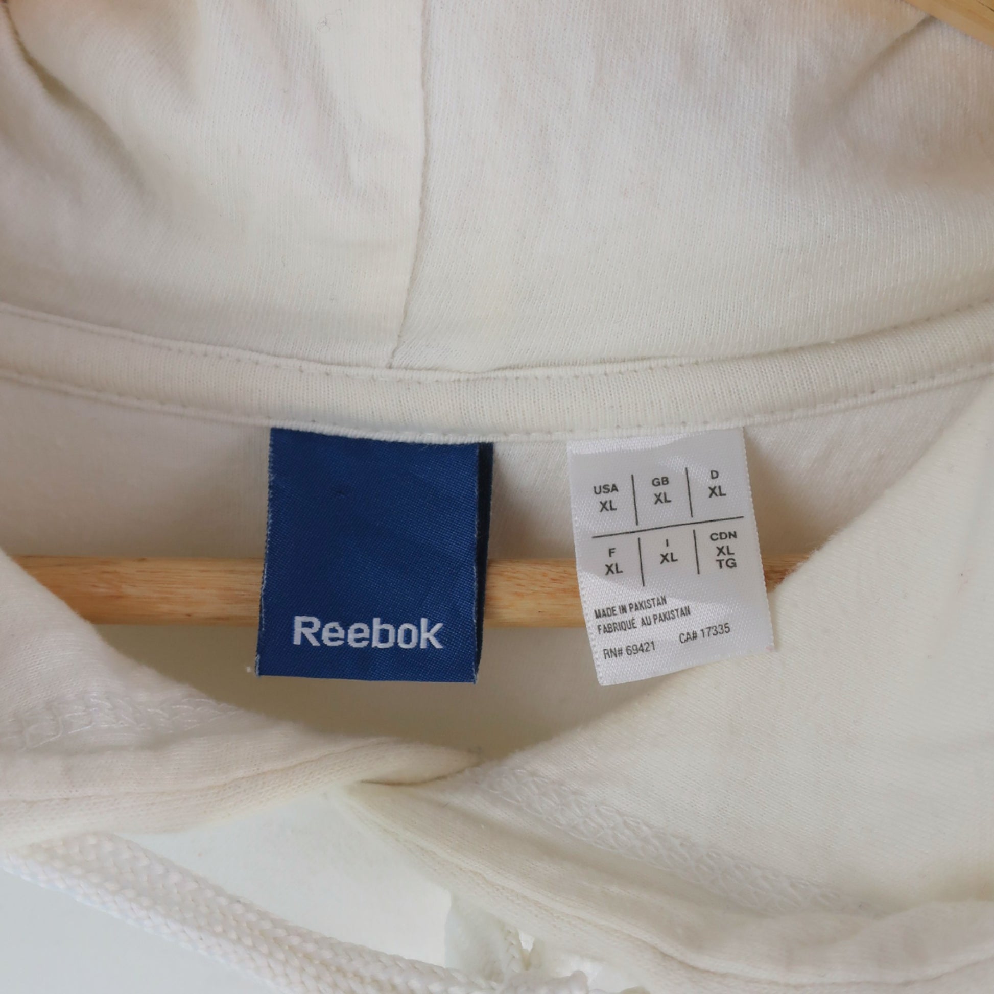 VINTAGE REEBOK HOODIE - XL