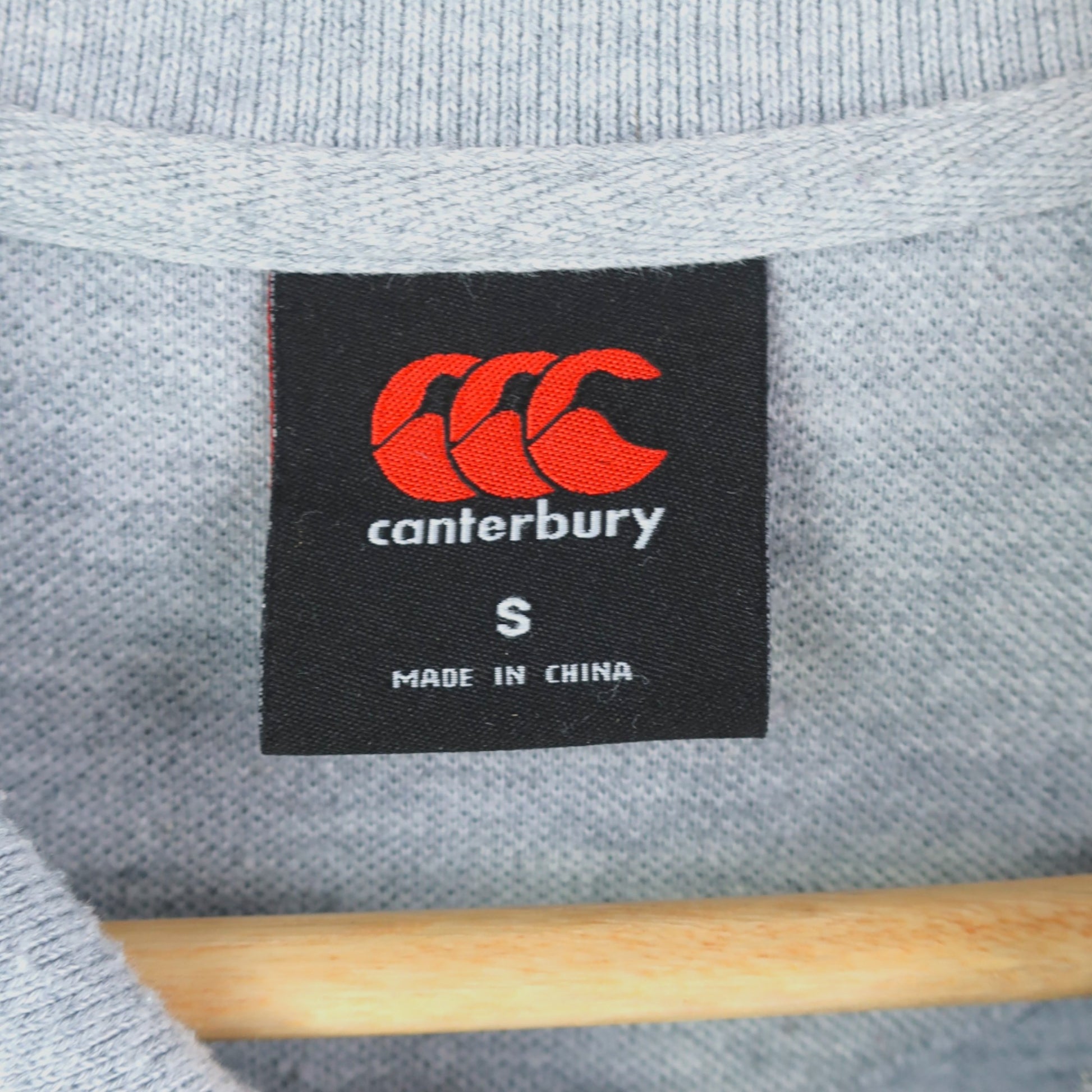 VINTAGE CANTERBURY POLO SHIRT - S