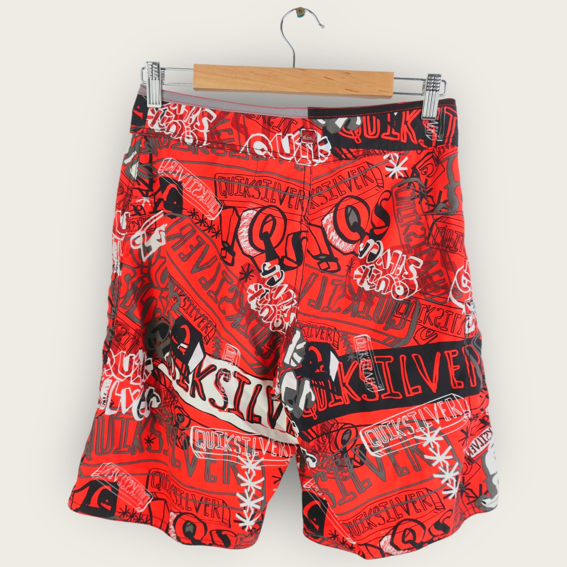 VINTAGE QUIKSILVER BOARD SHORTS - 28"